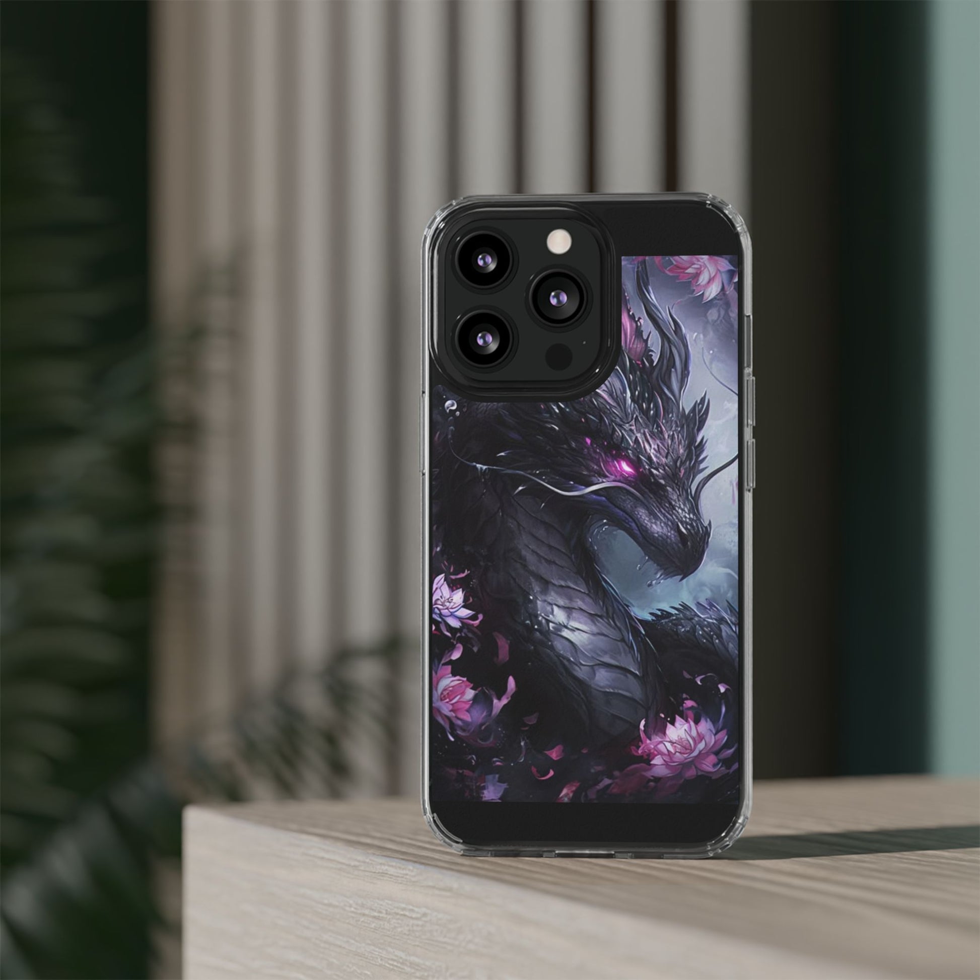 Phone Cases, Purple Dragon Design, iPhone Samsung Case, Protective Cover, Unique