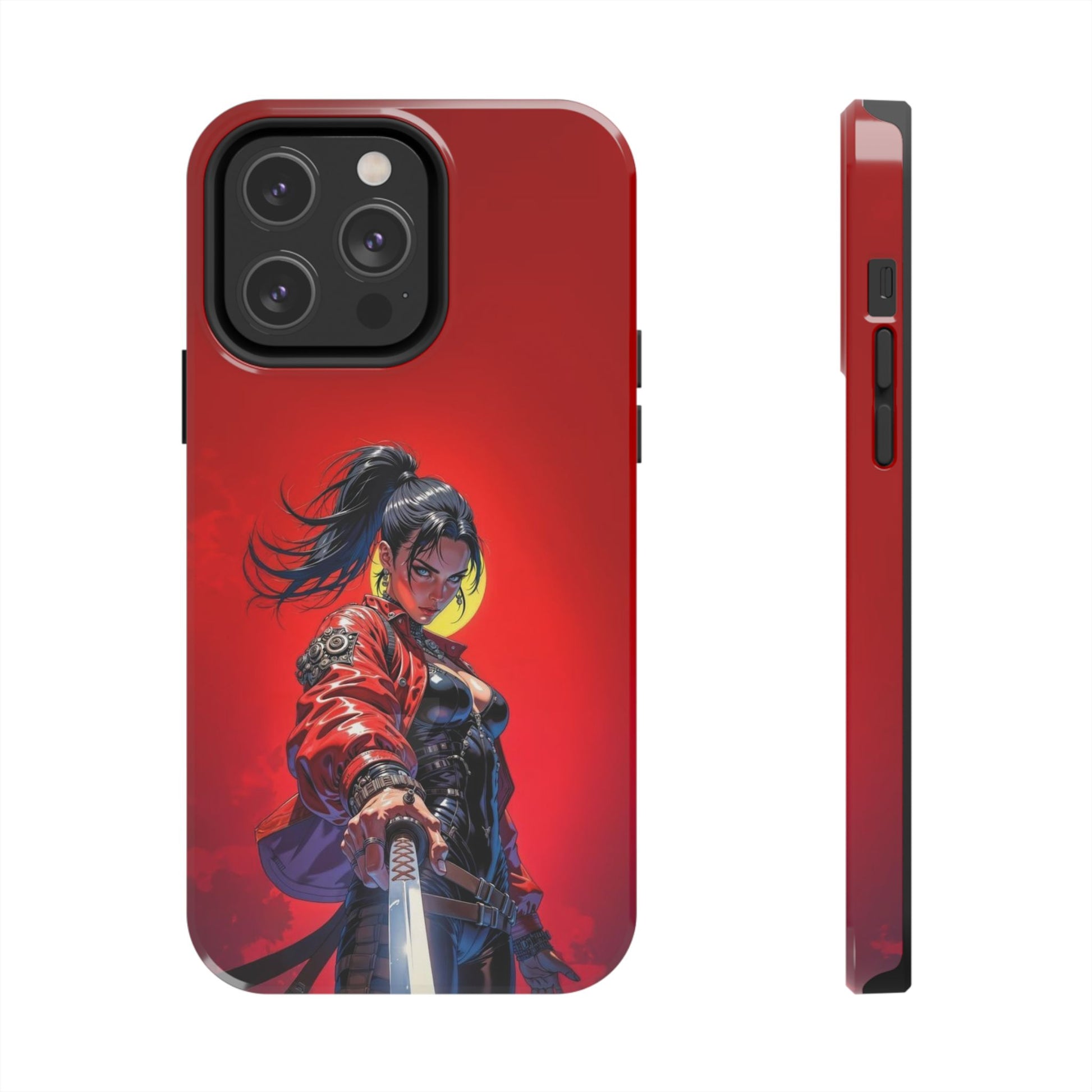 Ninja Girl Anime Inspired Phone Cases for Iphones & Samsung Phones