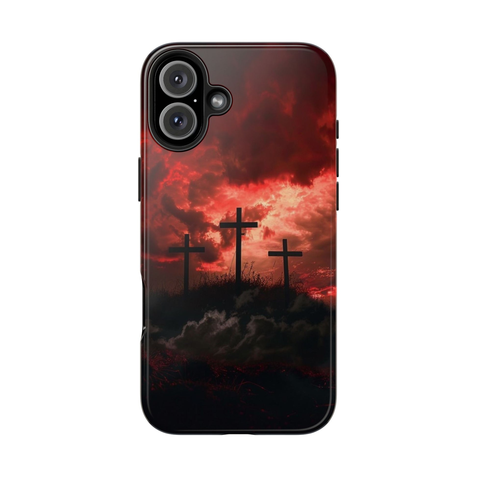Crosses at Golgotha Christian Cases for iPhones & Samsung Phones