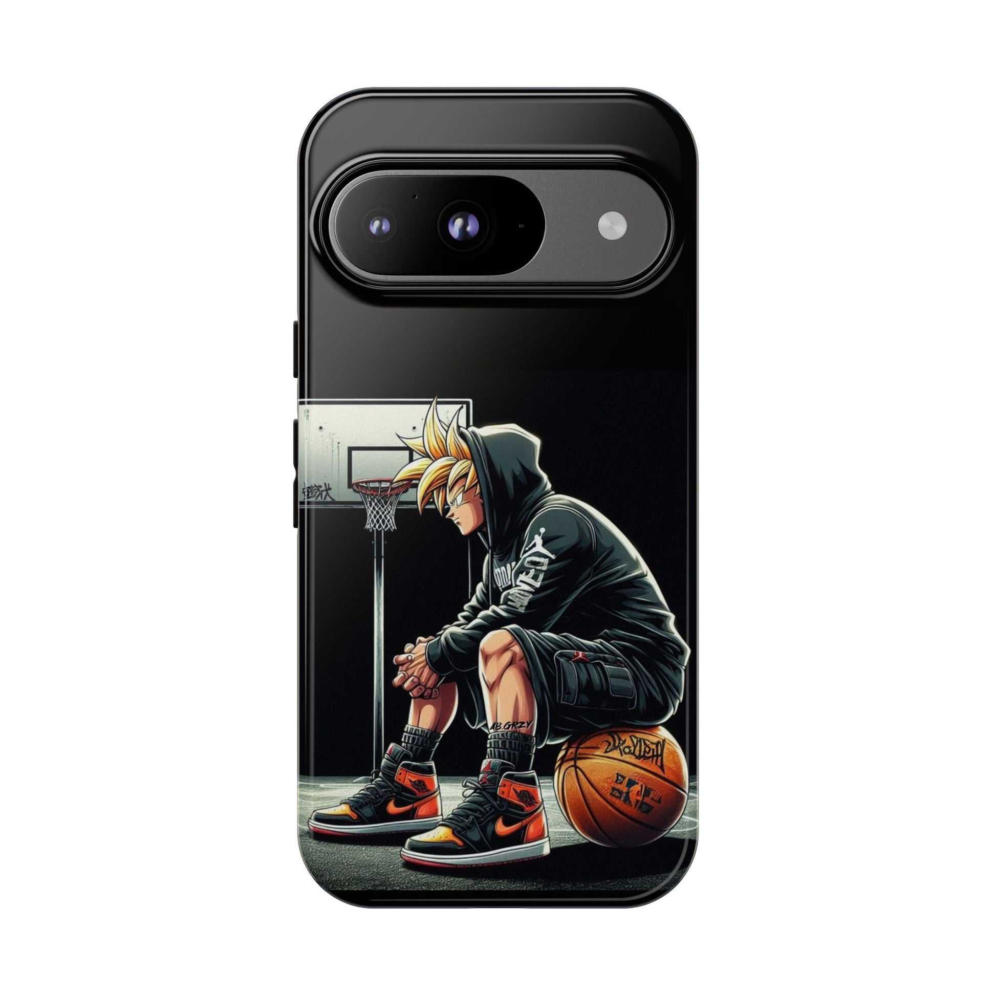 Son Goku Basketball Tough Cases for iPhones, Samsung, and Pixel