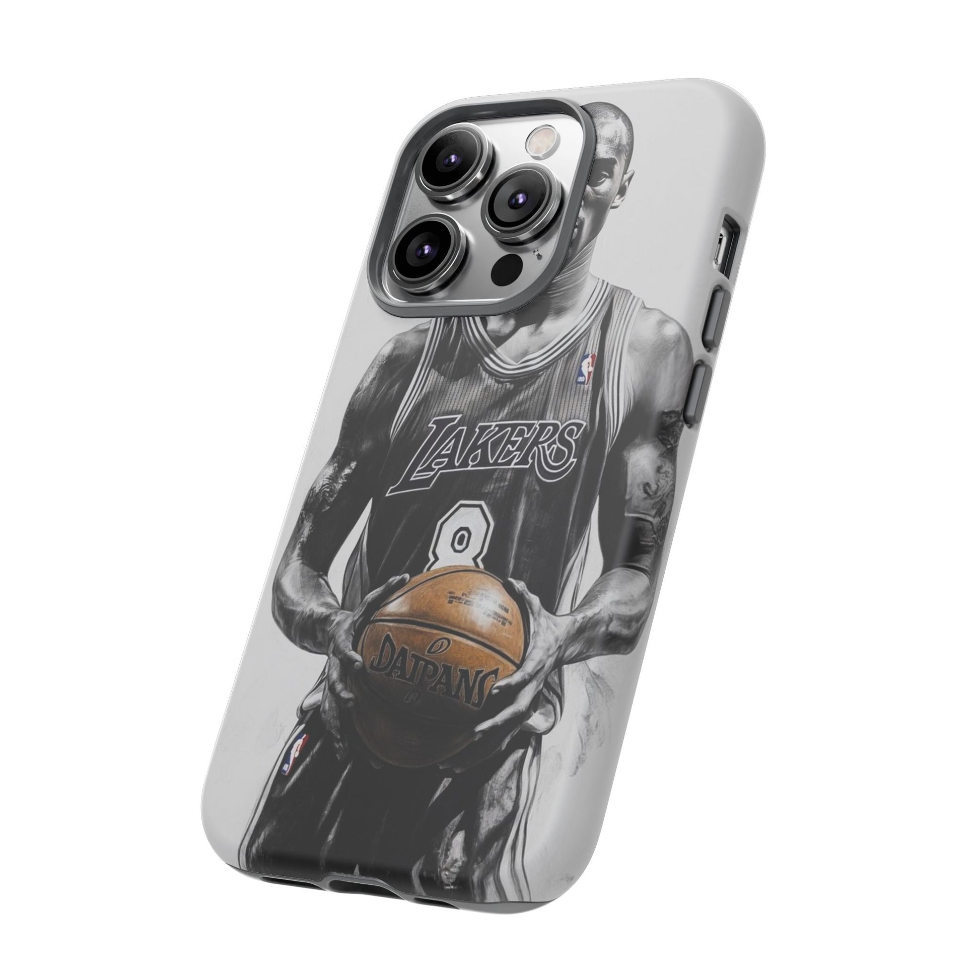 Kobe Basketball Art Tough Cases for iPhones, Samsung, and Pixel