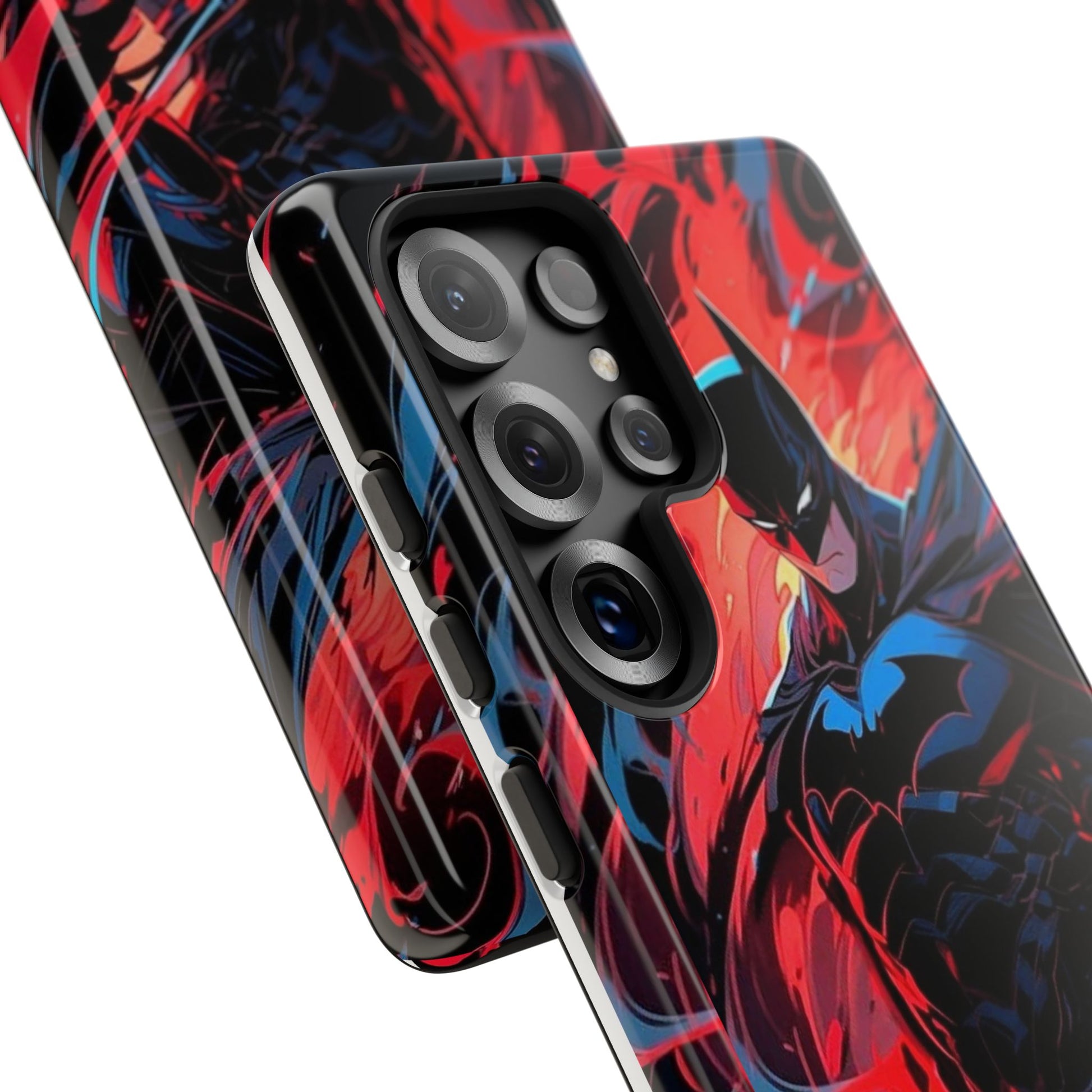 The Dark Knight Batman Art Tough Cases for iPhones, Samsung, and Pixel