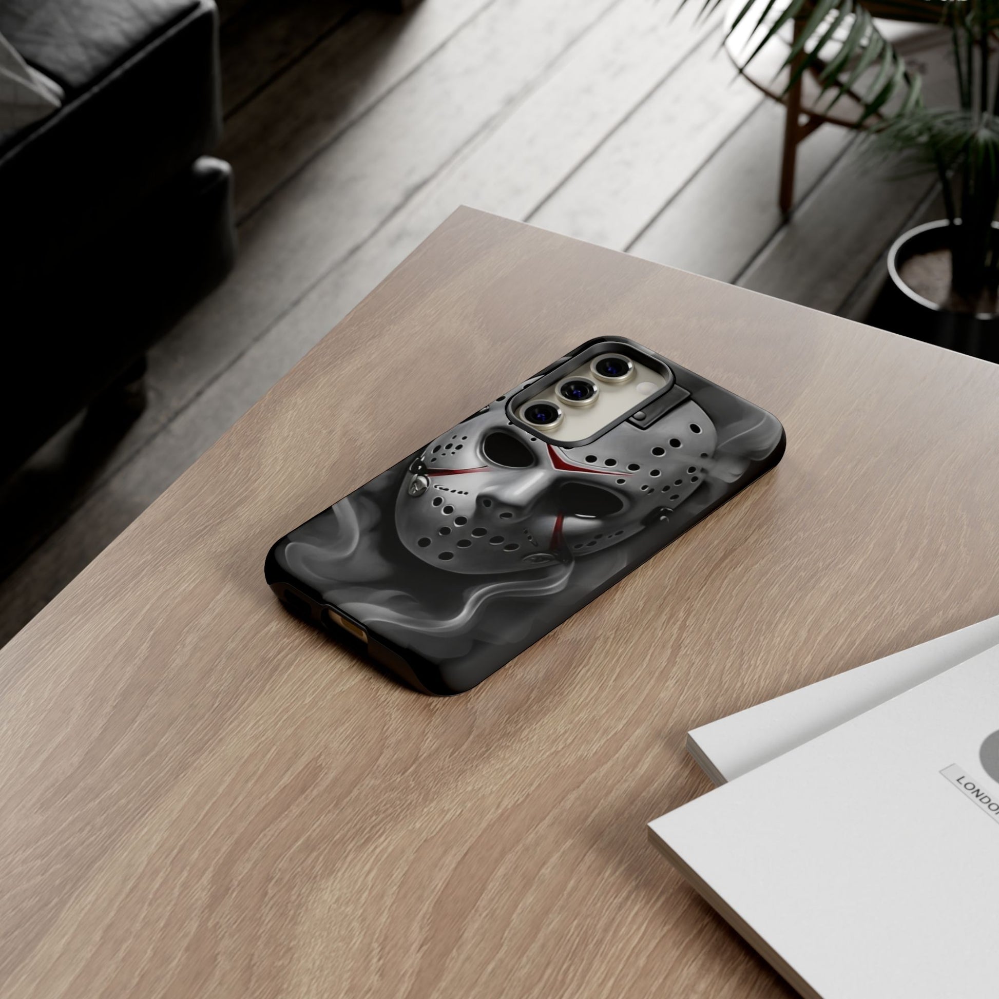 Friday the 13th Jason's Mask Tough Cases for iPhones, Samsung, and Pixel