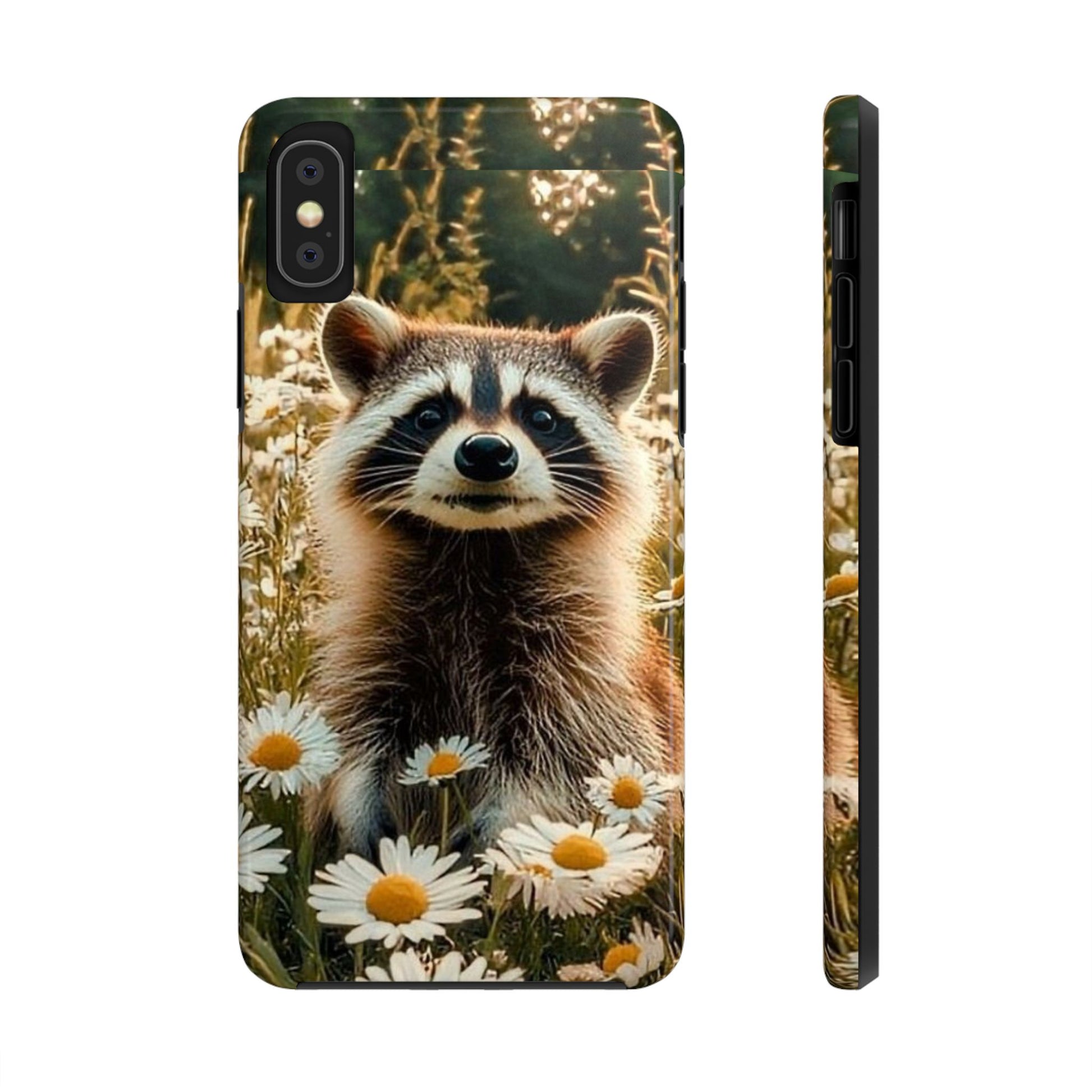 Cute Raccoon Theme Phone Cases for iPhones & Samsung Phones