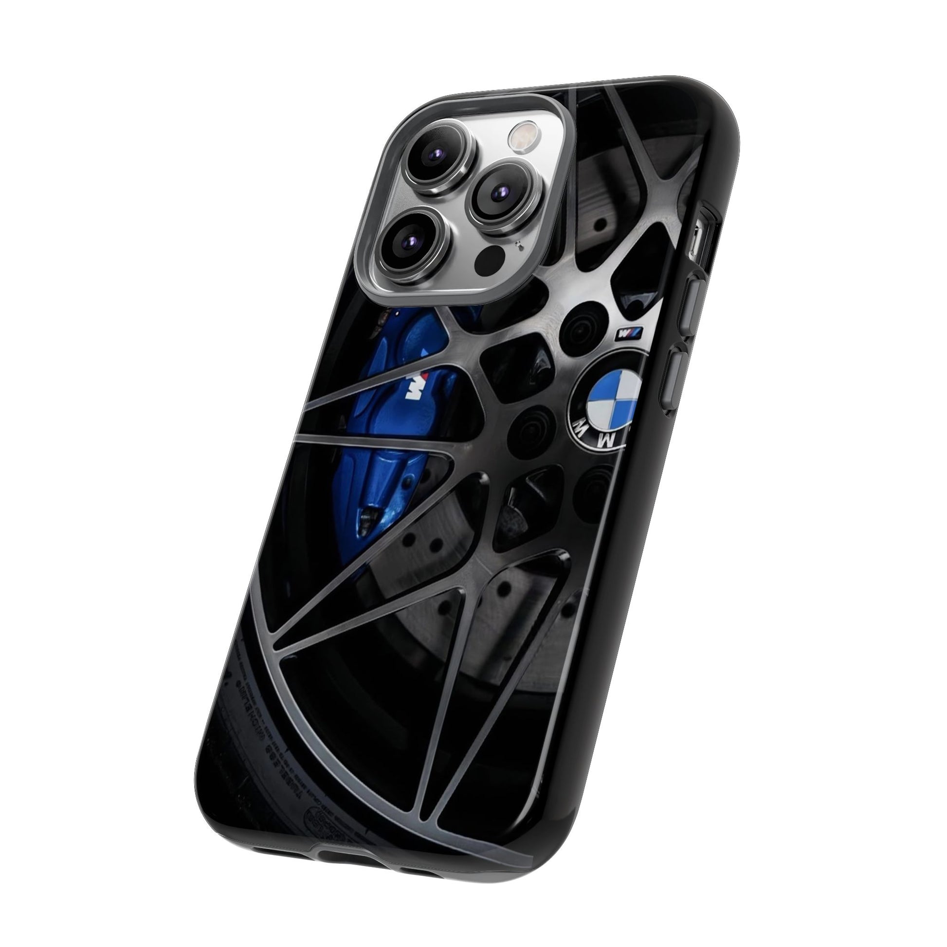 BMW M3 Racing Wheels Tough Cases for iPhones, Samsung, and Pixel
