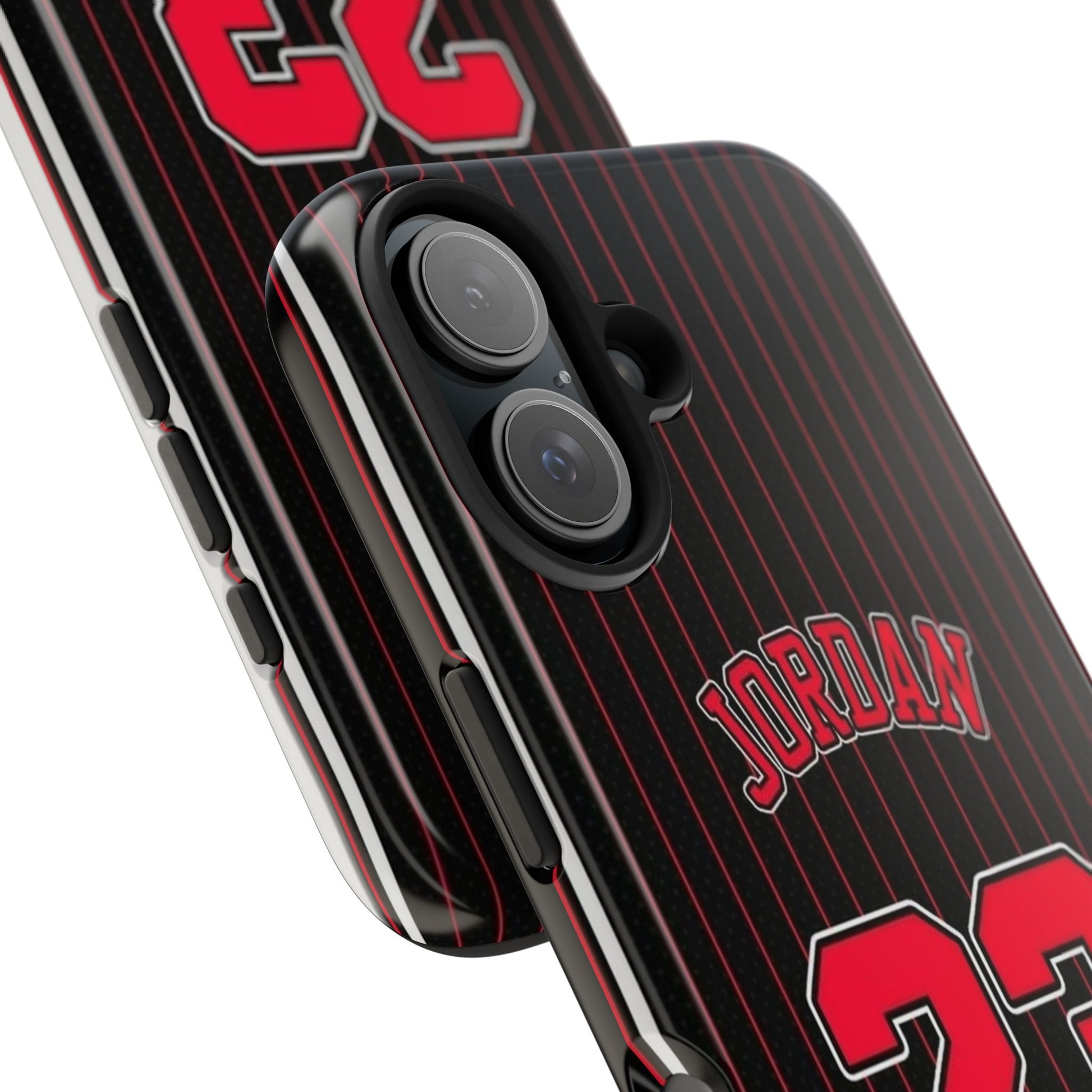 Sports Pinstripe 23 Jersey Phone Cases for iPhone & Samsung Galaxy Phones