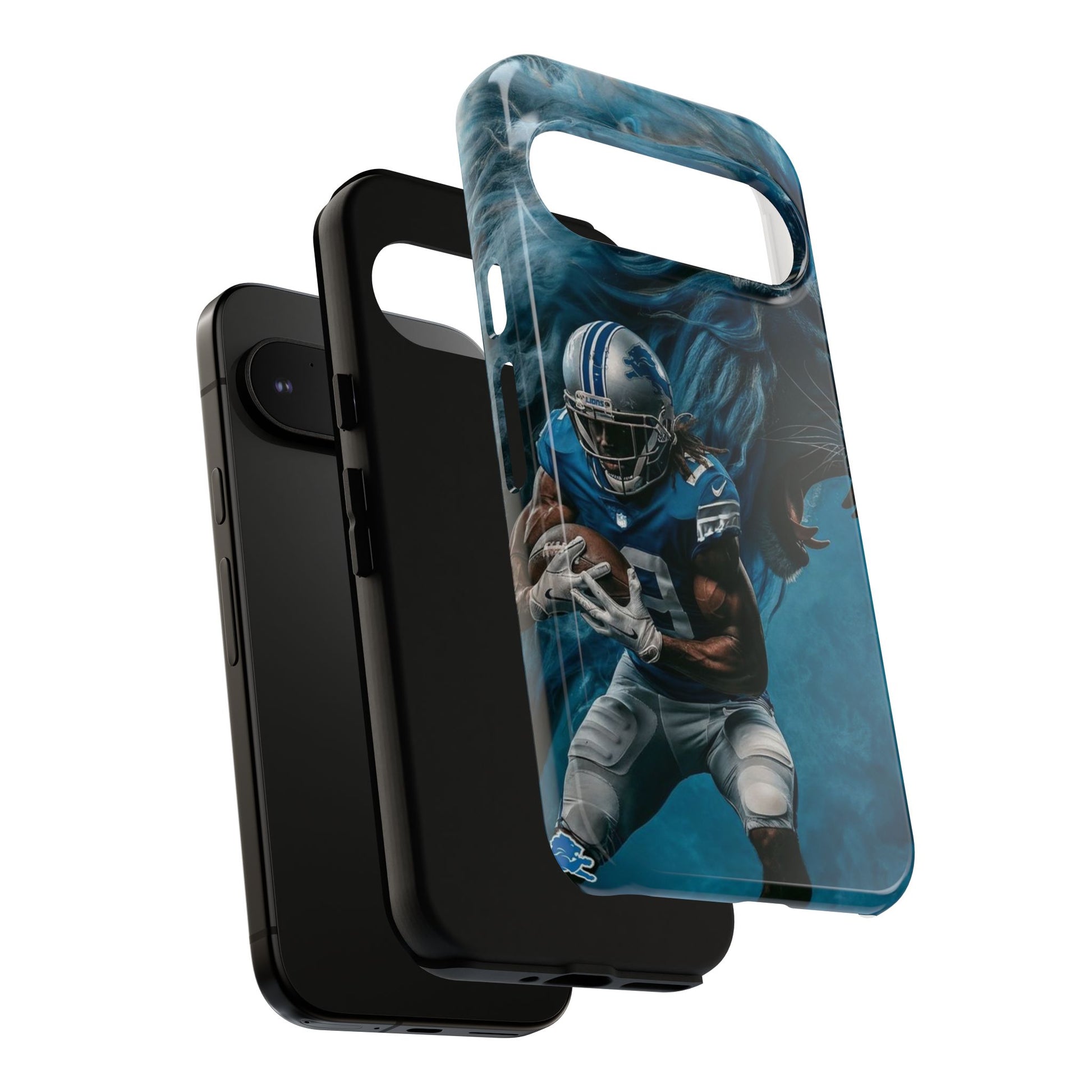Detroit Lions Player Football Phone Case, Tough Cases for iPhones, Samsung, and Pixel