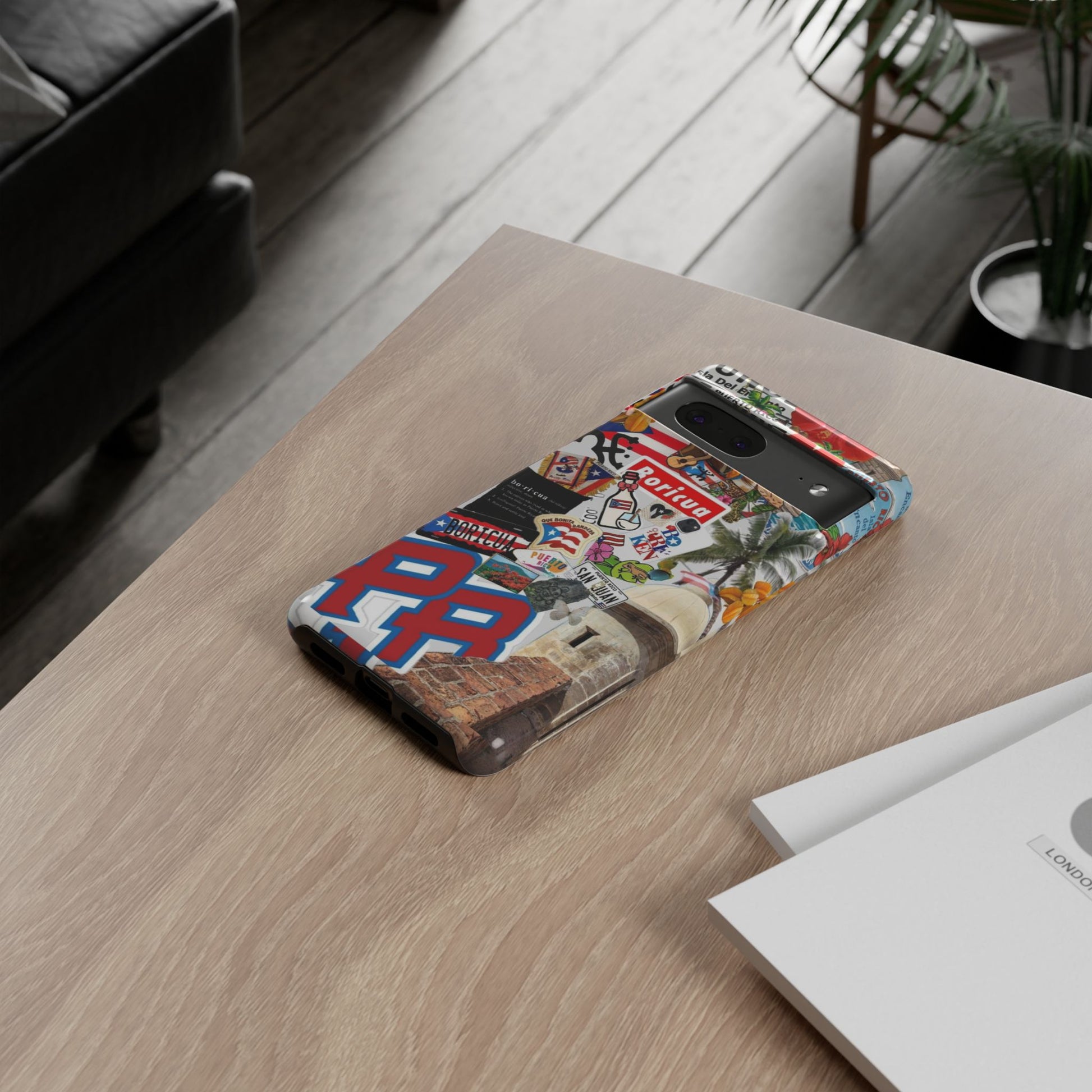 Puerto Rico Boricua Art Tough Cases for iPhones, Samsung, and Pixel