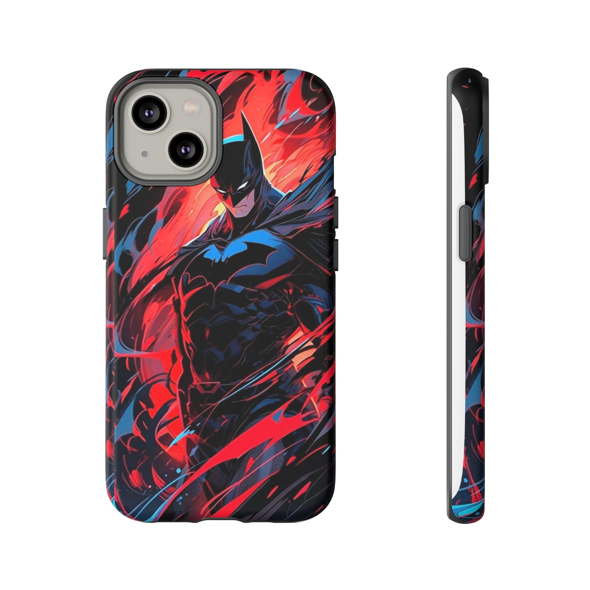 The Dark Knight Batman Art Tough Cases for iPhones, Samsung, and Pixel