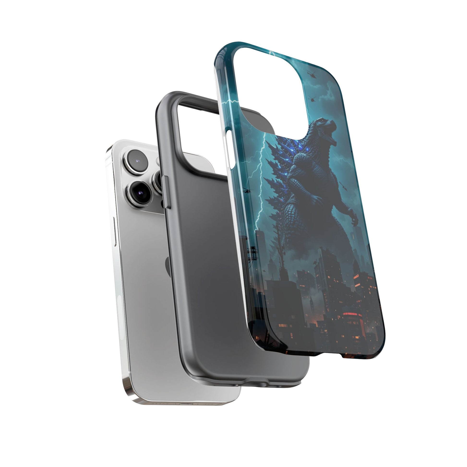 Godzilla Phone Case, Tough Cases for iPhones, Samsung, and Pixel