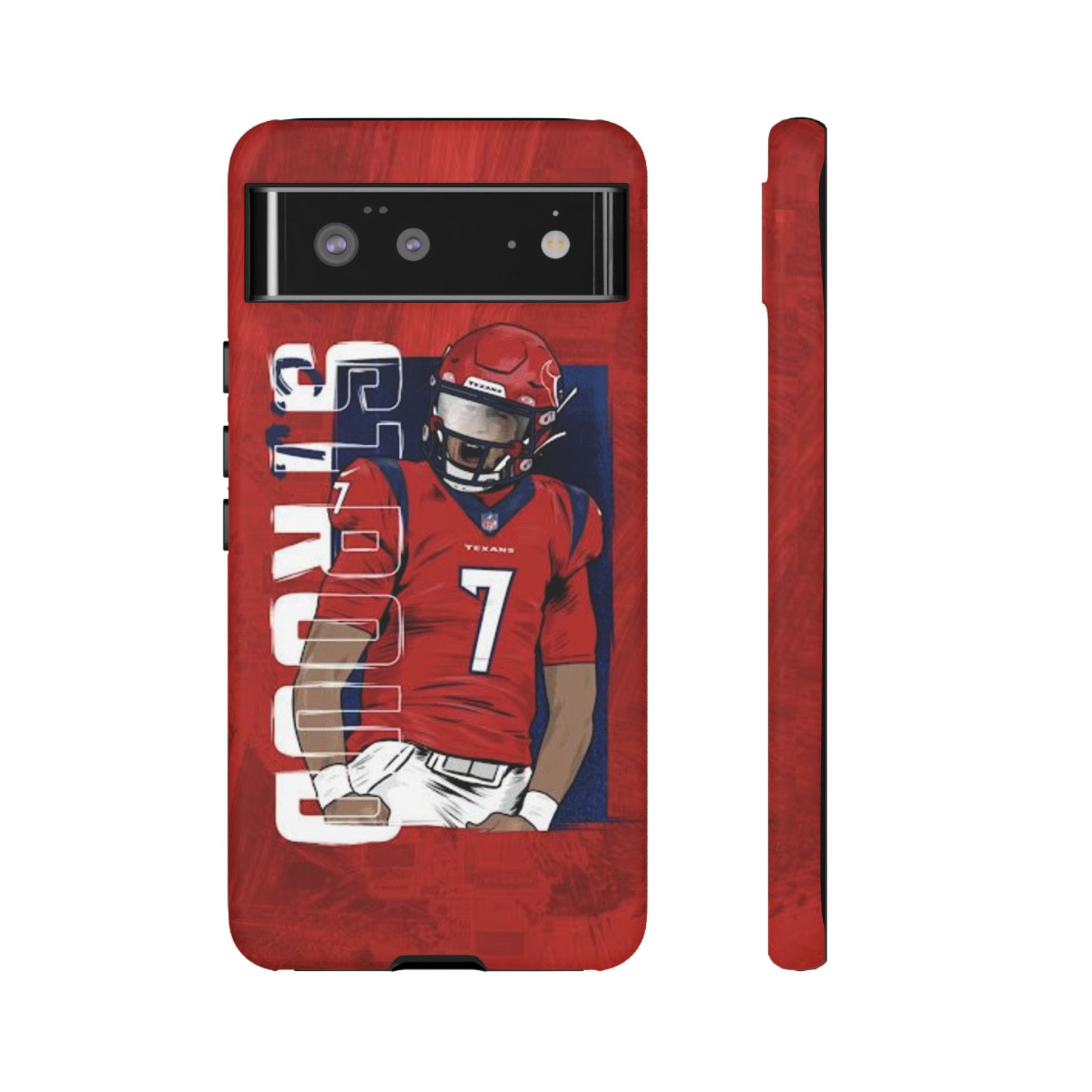 Houston Texans Football CJ Stroud Tough Cases for iPhones, Samsung, and Pixel