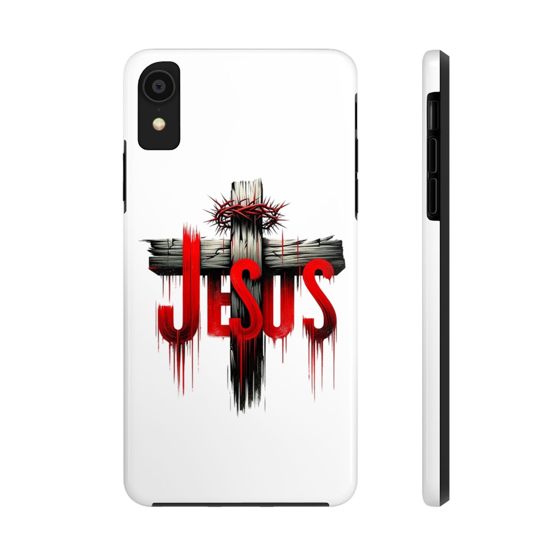 Jesus Cross and Crown Christian Theme Phone Cases for iPhones & Samsung Phones