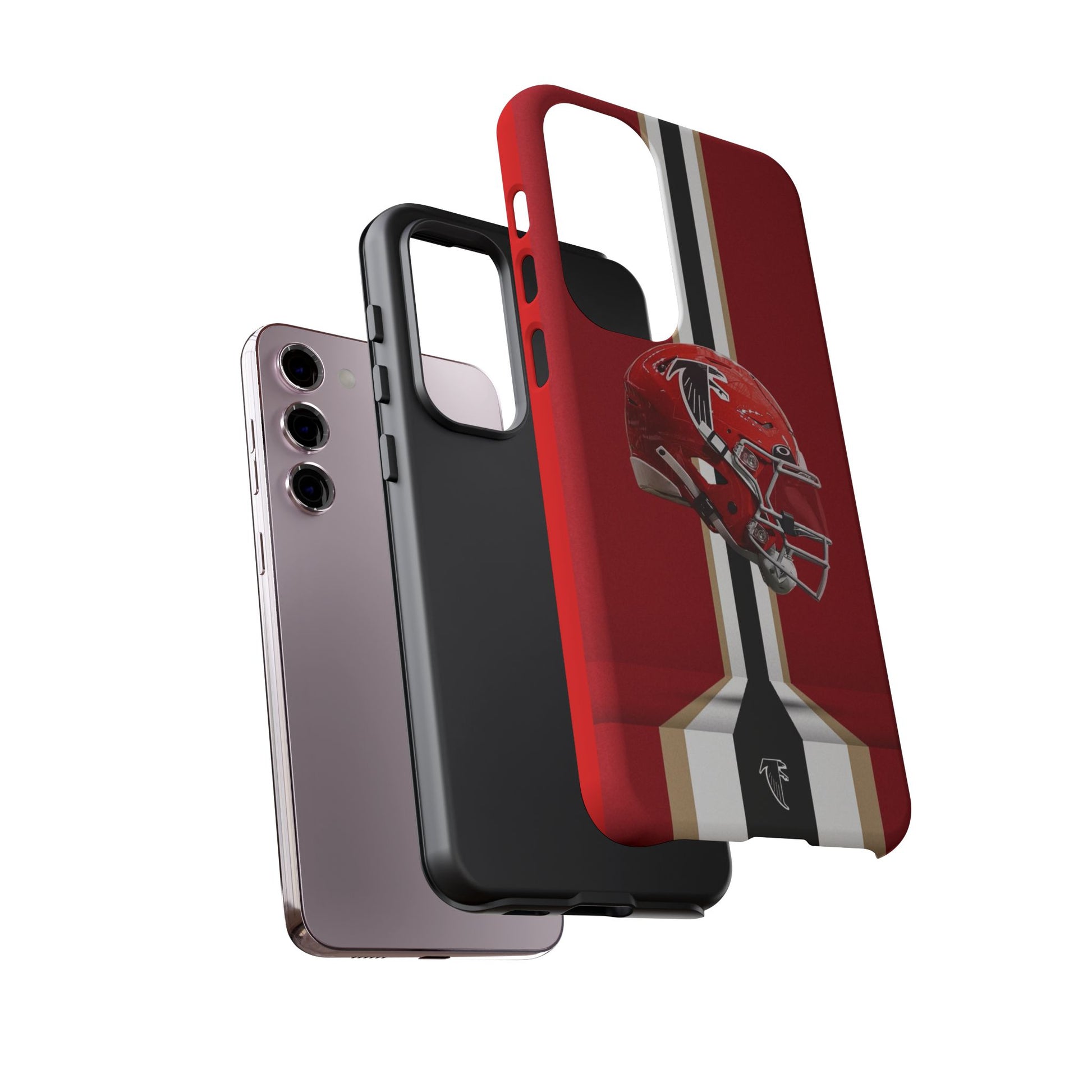 Atlanta Falcons Football Helmet Logo Tough Cases for iPhones, Samsung, and Pixel