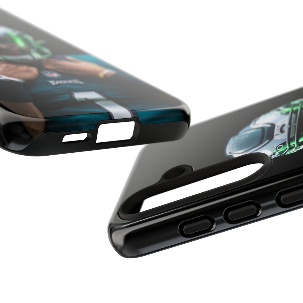 Eagles Football Jalen Hurts Tough Cases for iPhones, Samsung, and Pixel