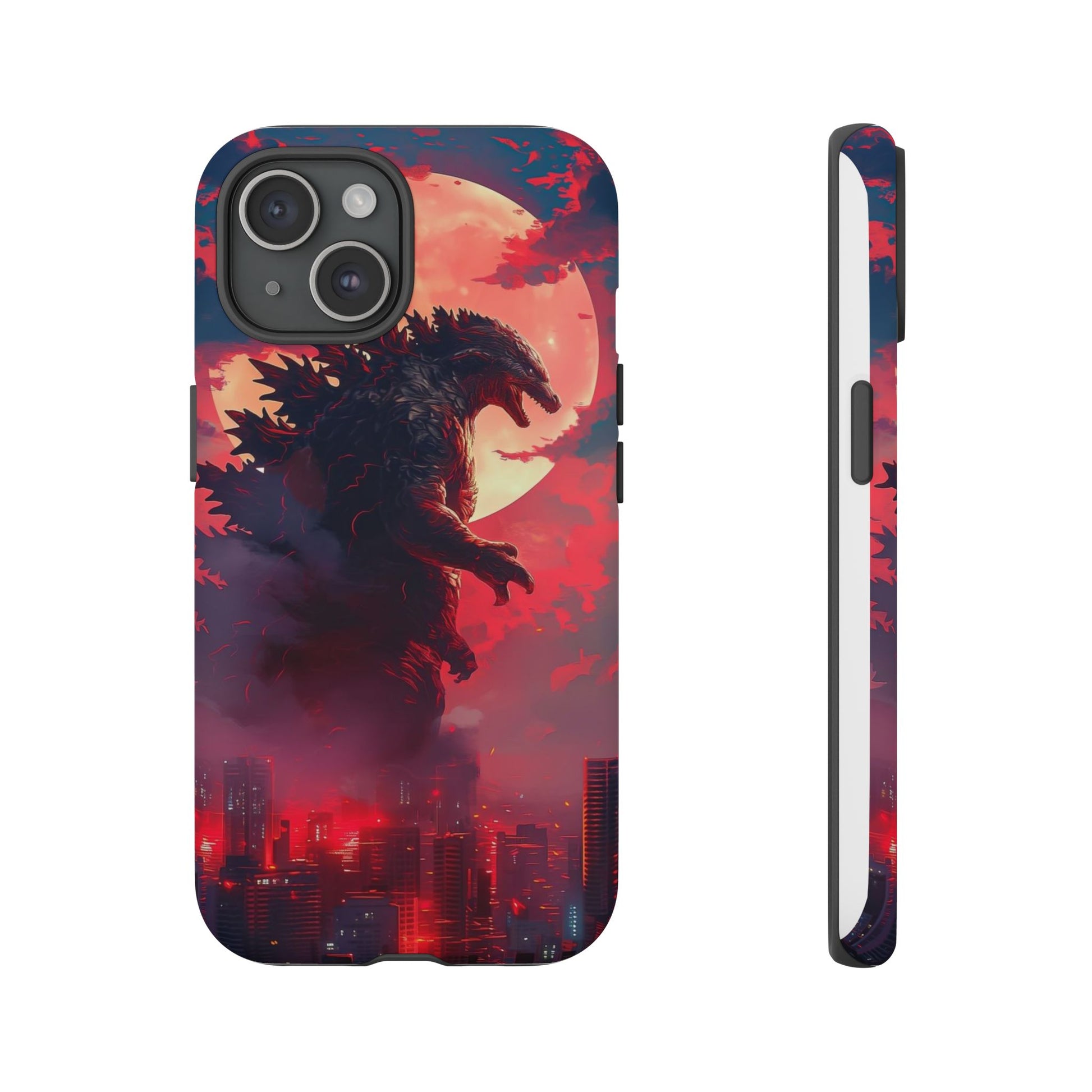 King of Monsters Godzilla Tough Phone Cases for iPhones, Samsung, and Pixel