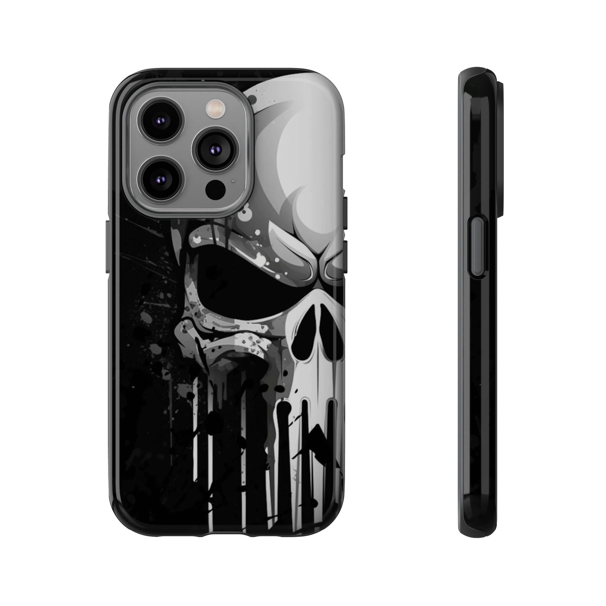 Punisher Skull Tough Cases for iPhones, Samsung, and Pixel