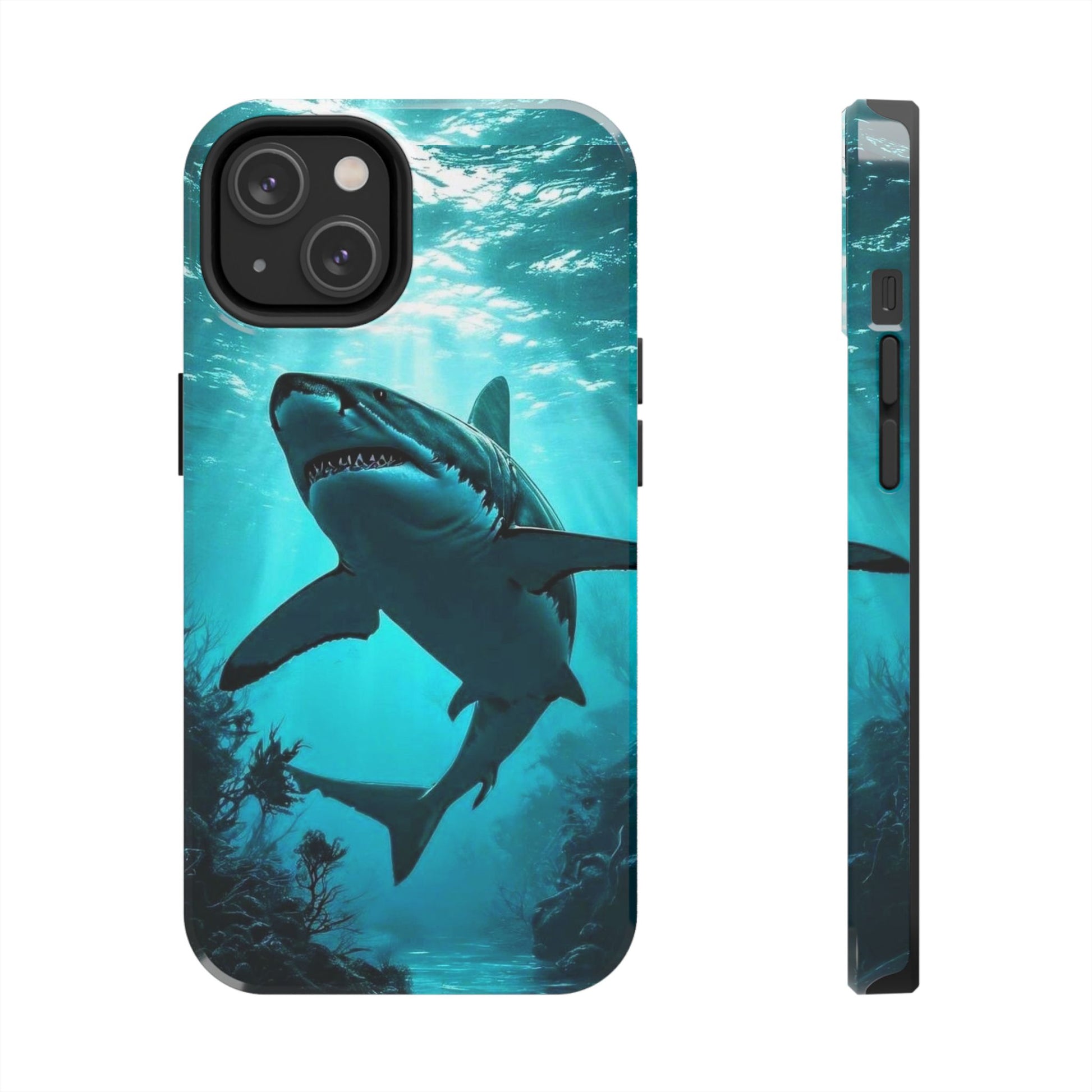 Killer Shark Theme Phone Cases for iPhones & Samsung Phones