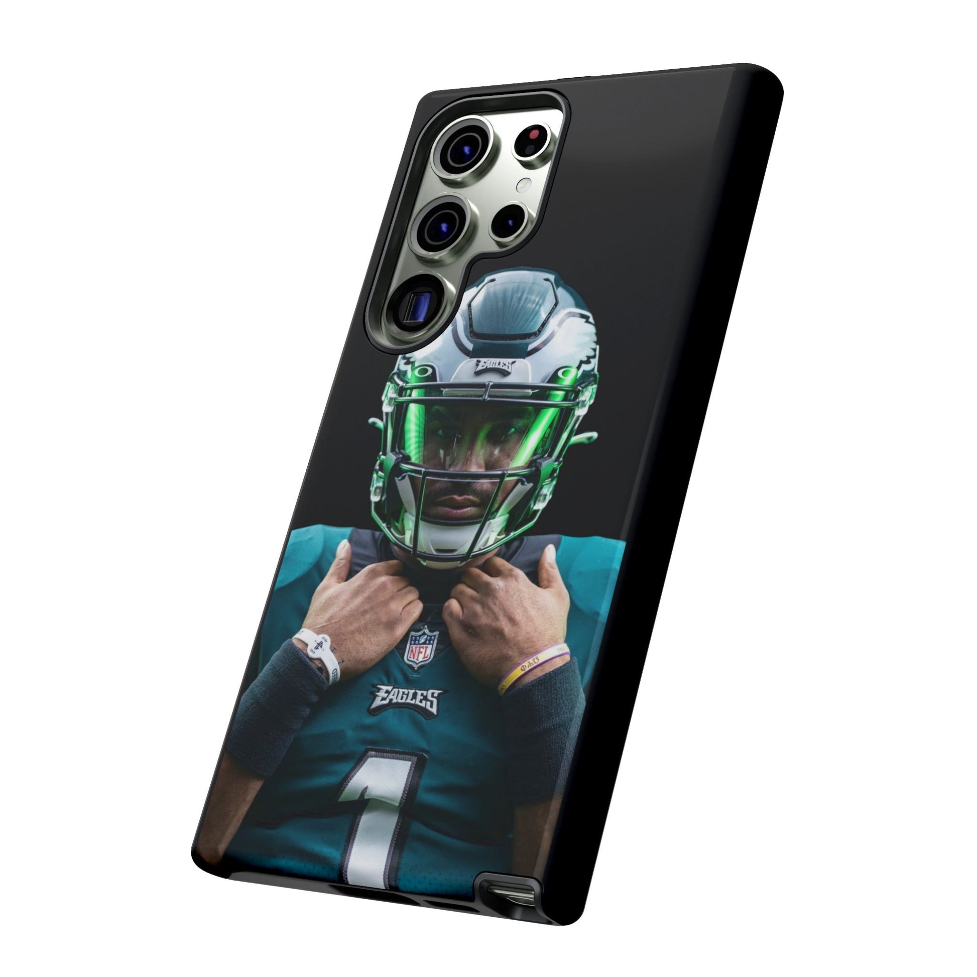 Eagles Football Jalen Hurts Tough Cases for iPhones, Samsung, and Pixel