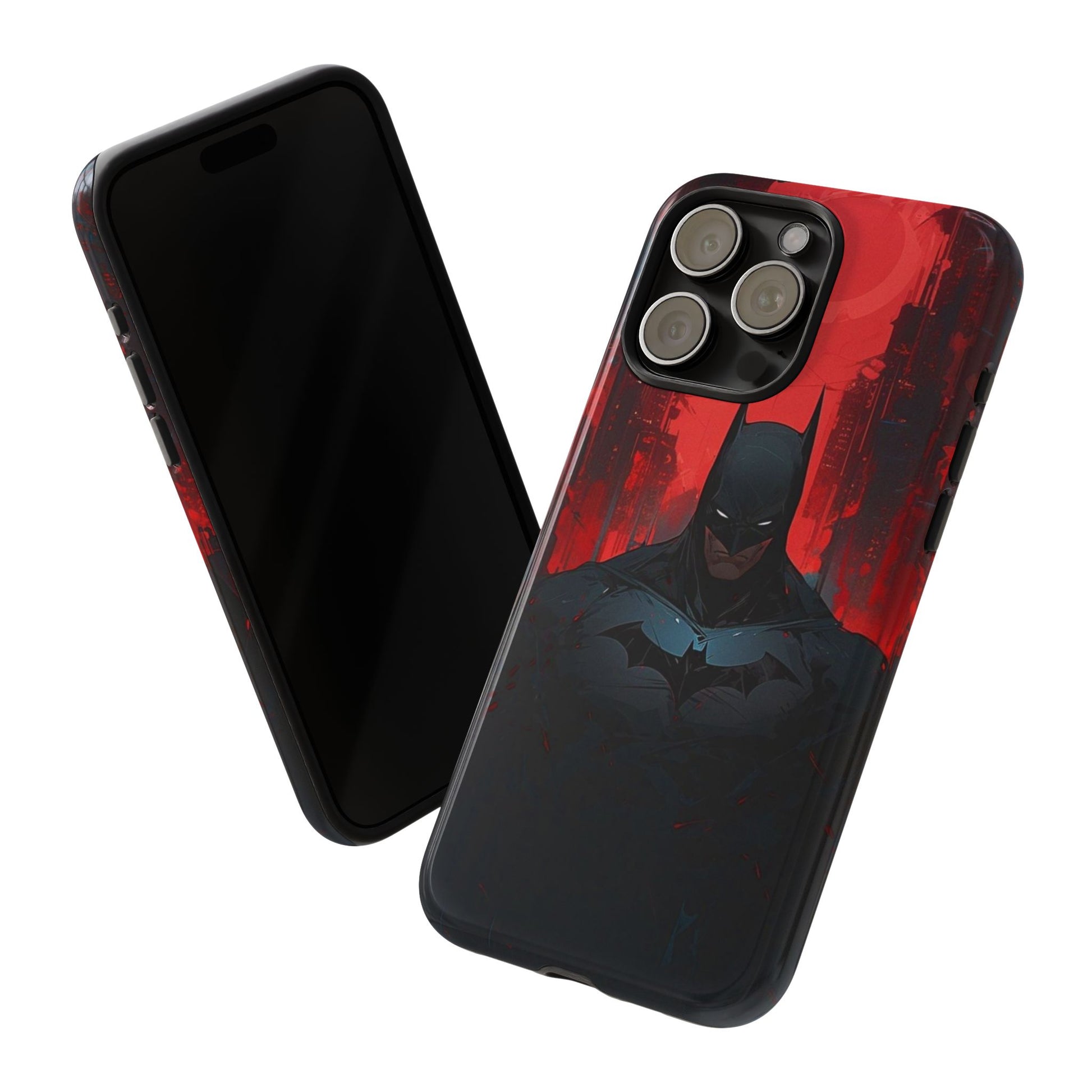 The Dark Knight Batman Tough Cases for iPhones, Samsung, and Pixel