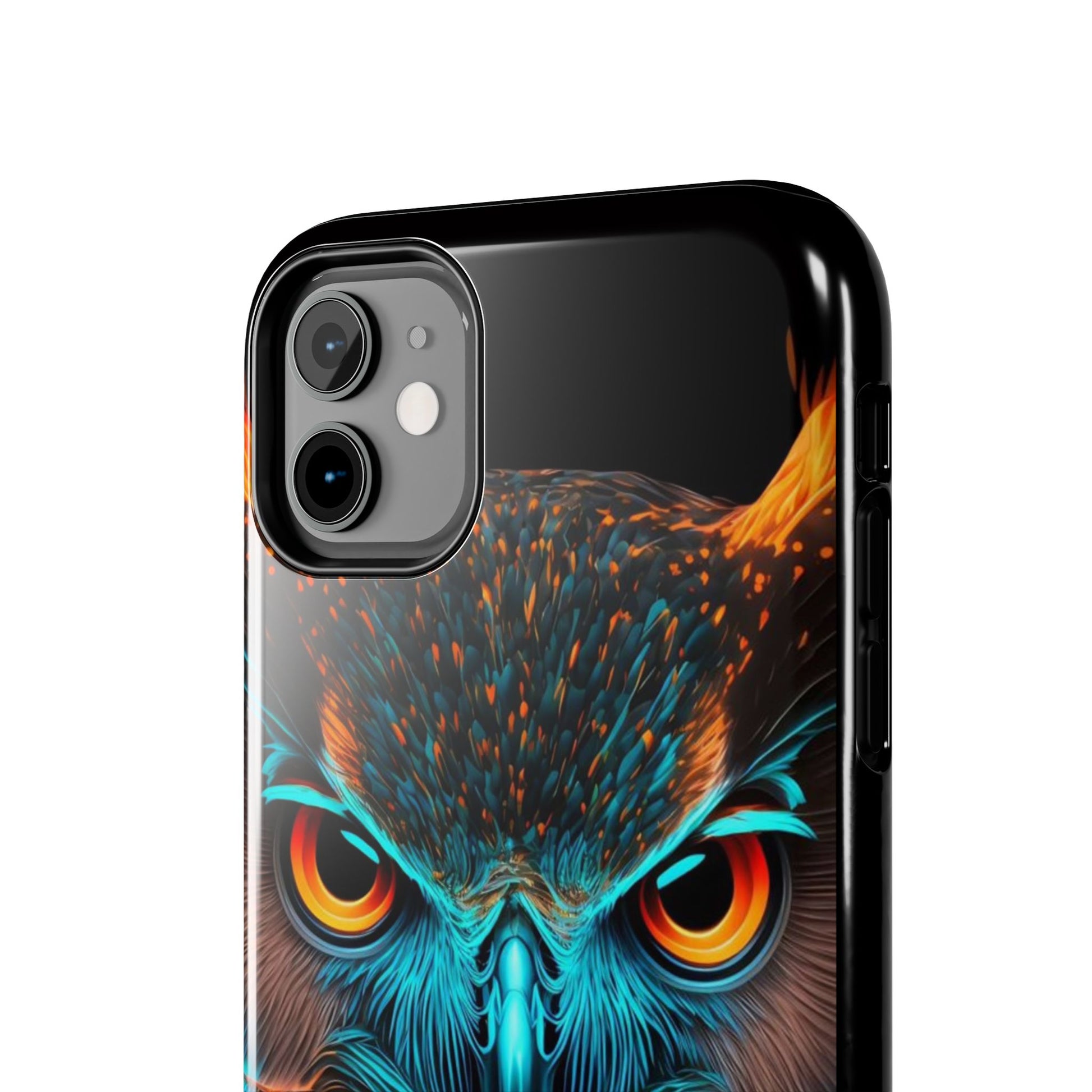 Neon Owl Theme Phone Cases for iPhones & Samsung Phones