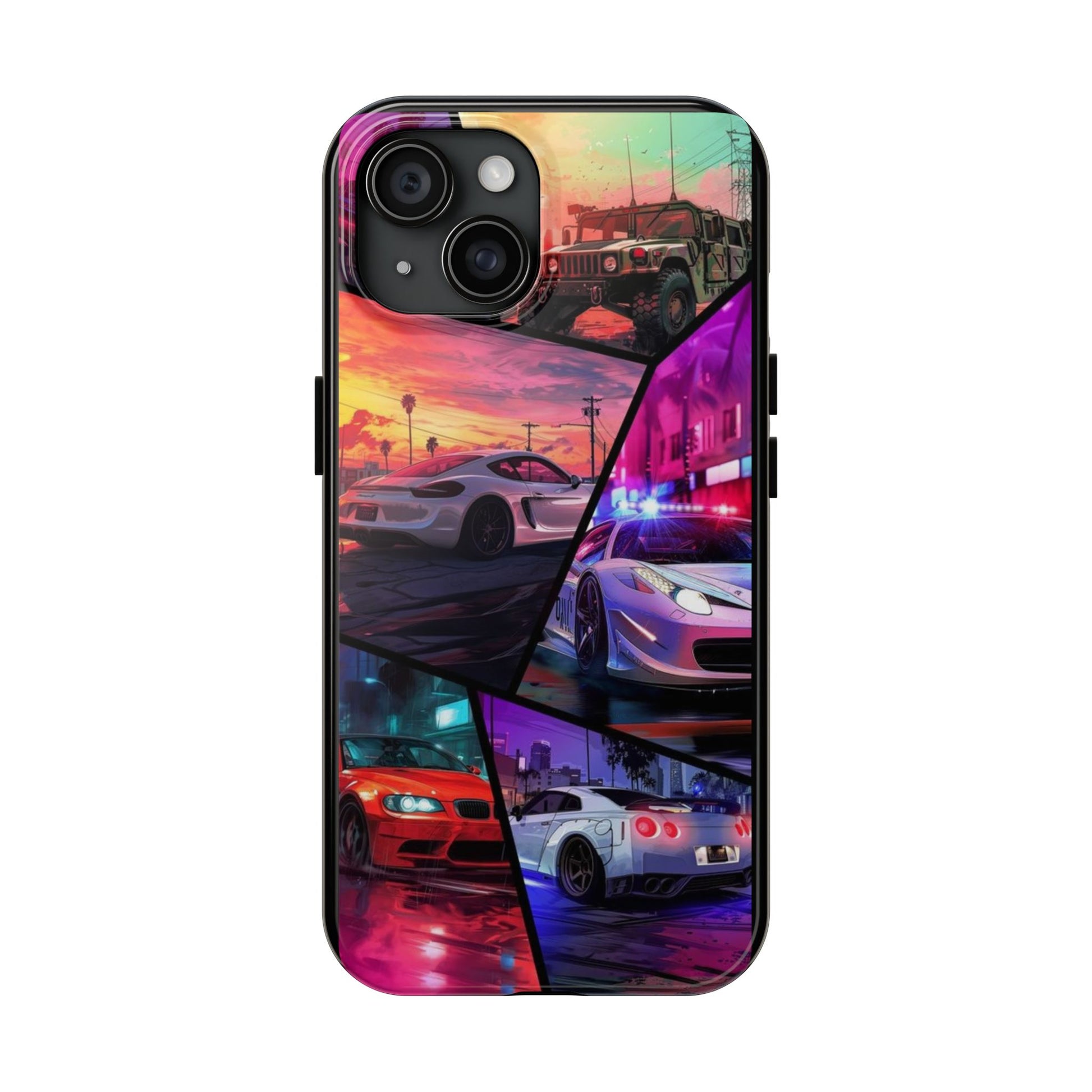 GTA Cars and Jeeps Inspired Tough 2 Piece Iphone & Samsung Durable Phone Case