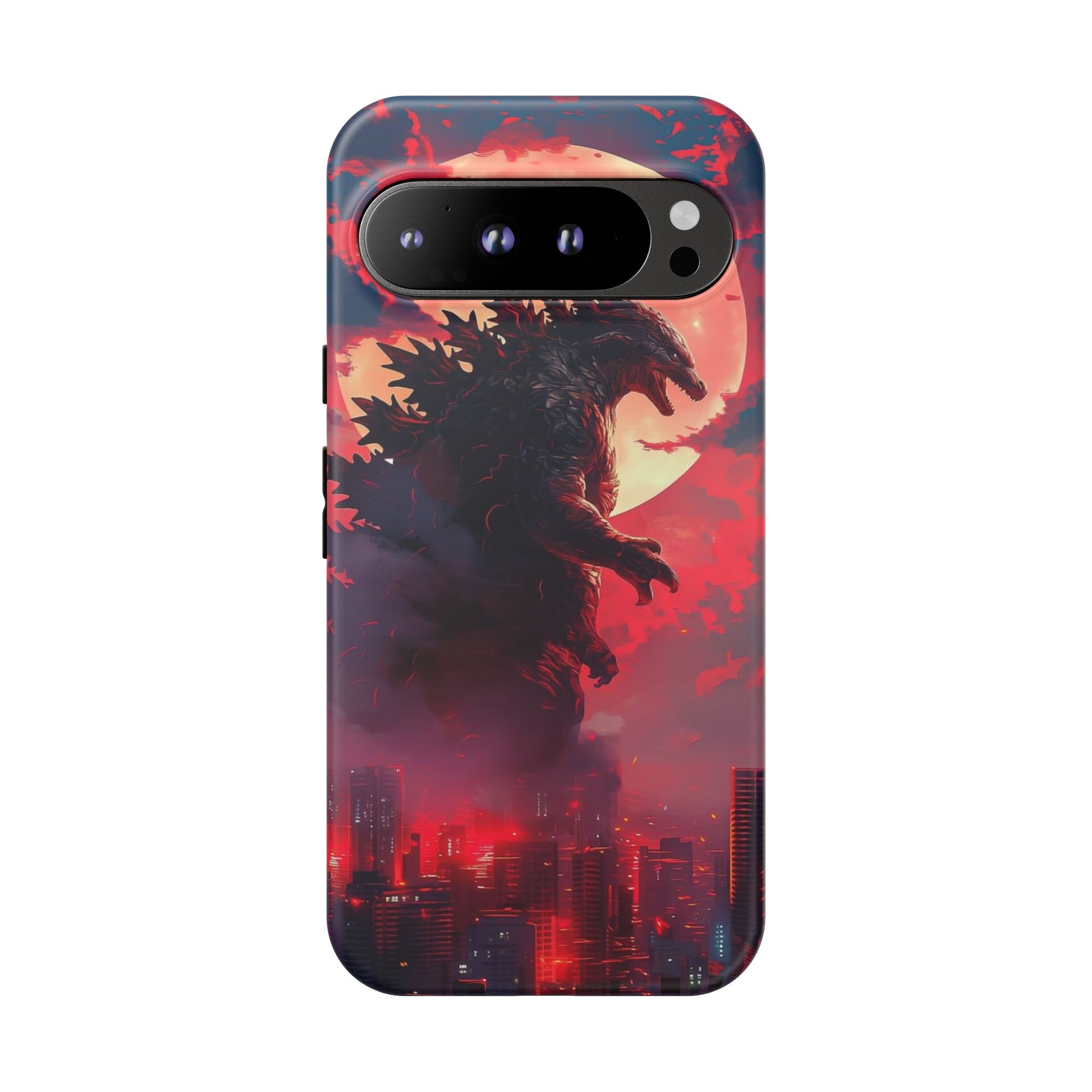 King of Monsters Godzilla Tough Phone Cases for iPhones, Samsung, and Pixel