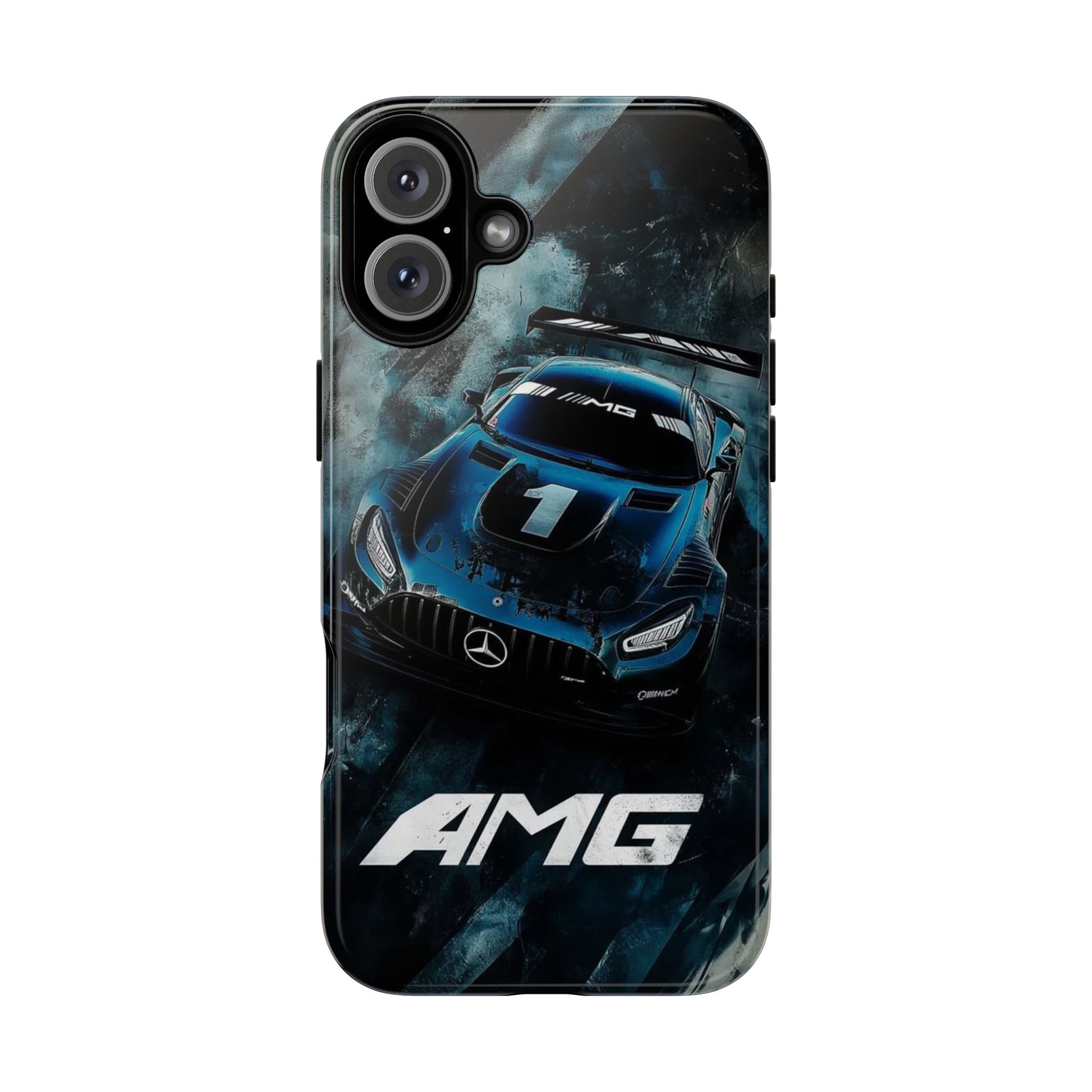 Mercedes AMG Racing Car Tough Cases for iPhones, Samsung, and Pixel