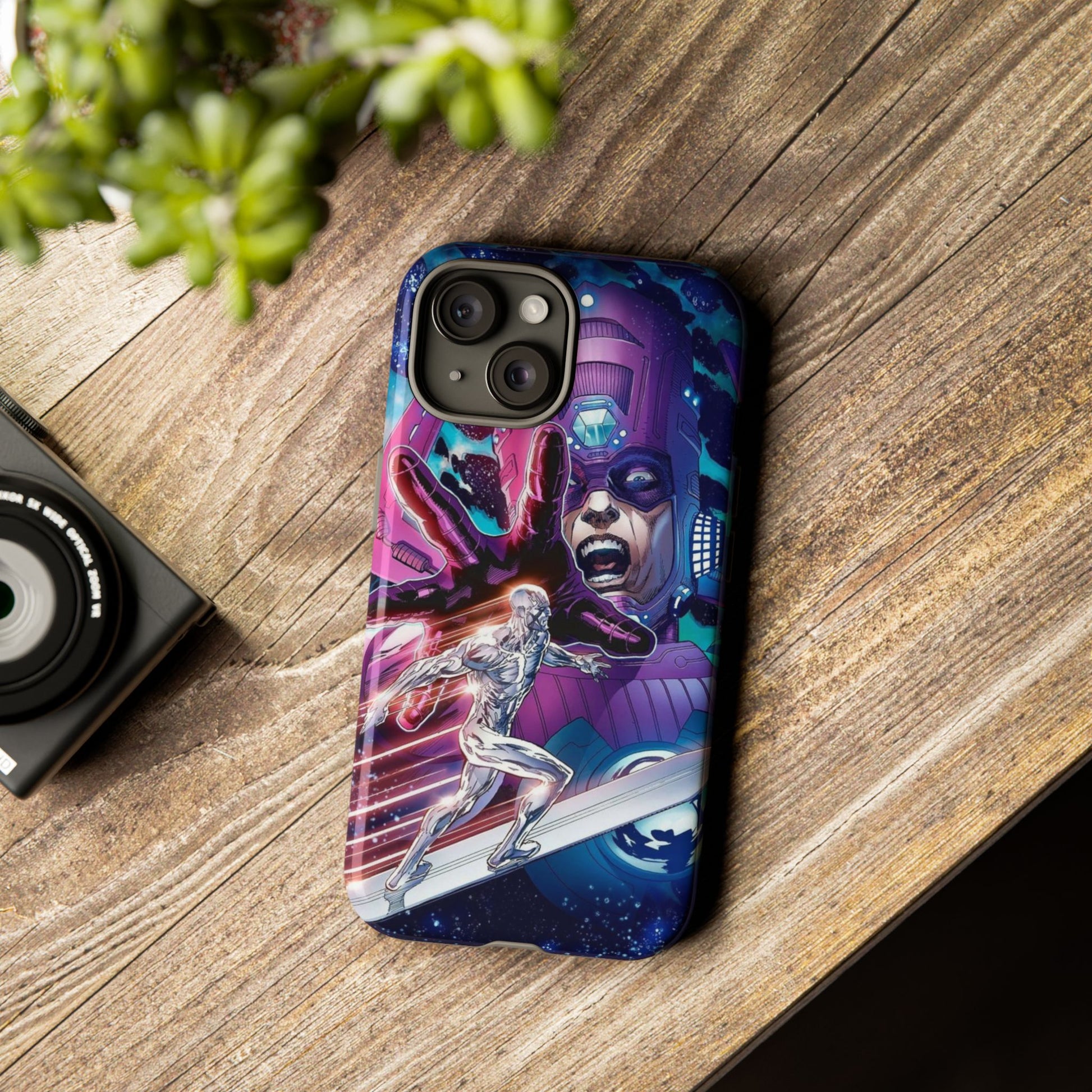 Galactus x Silver Surfer Marvel Phone Case, Tough Cases for iPhones, Samsung, and Pixel