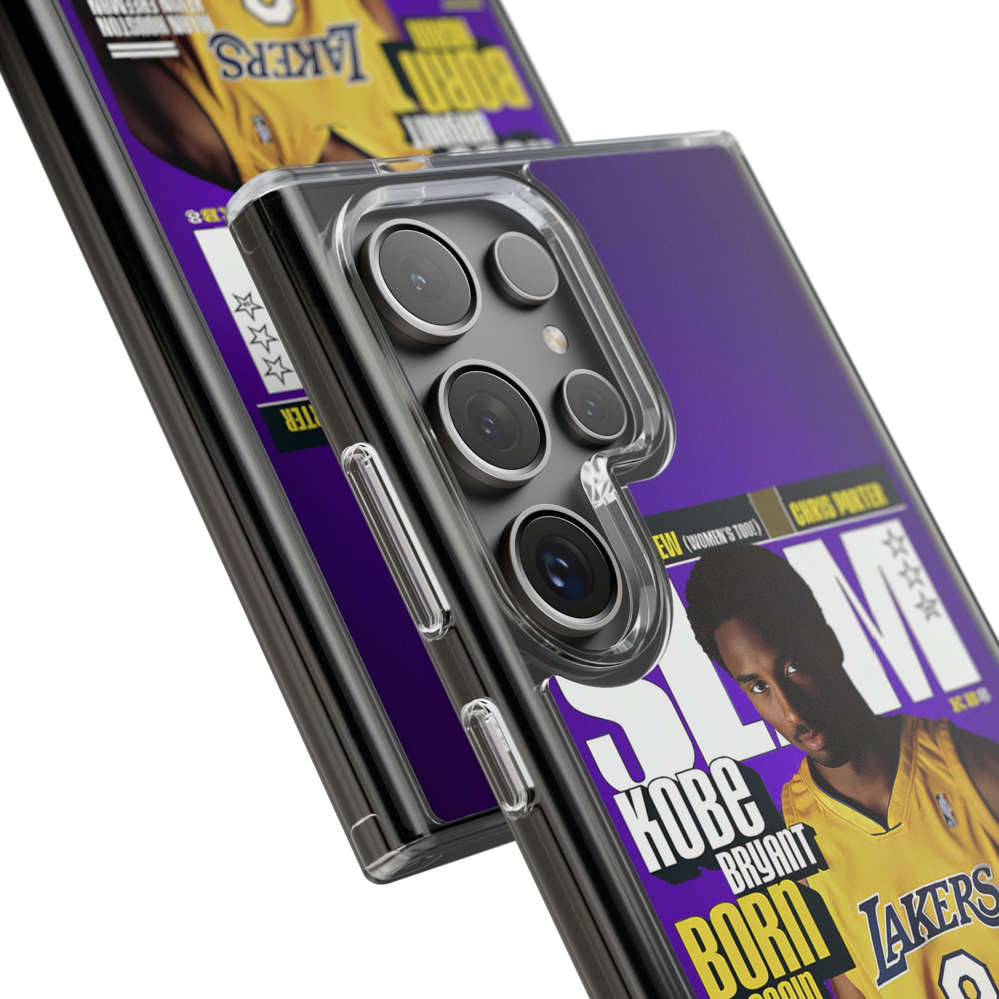 SLAM Cover Kobe Basketball Inspired design Clear Phone Cases