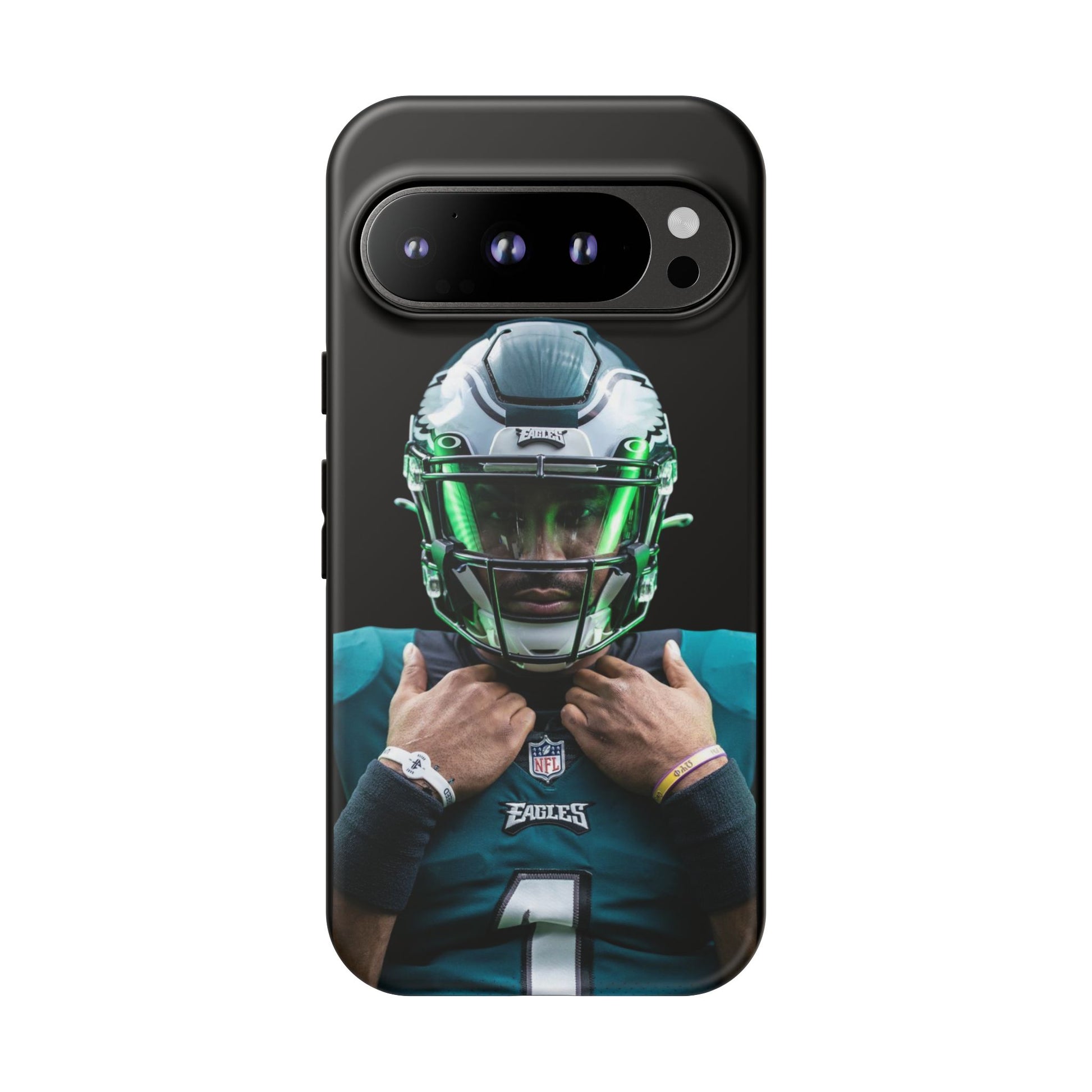 Eagles Football Jalen Hurts Tough Cases for iPhones, Samsung, and Pixel