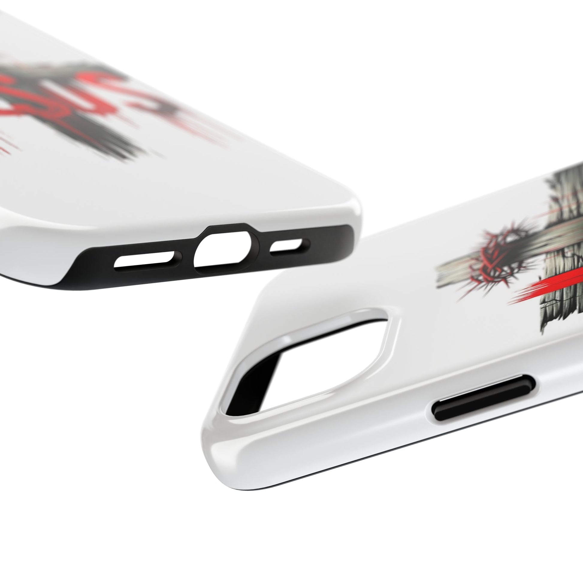 Jesus Cross and Crown Christian Theme Phone Cases for iPhones & Samsung Phones