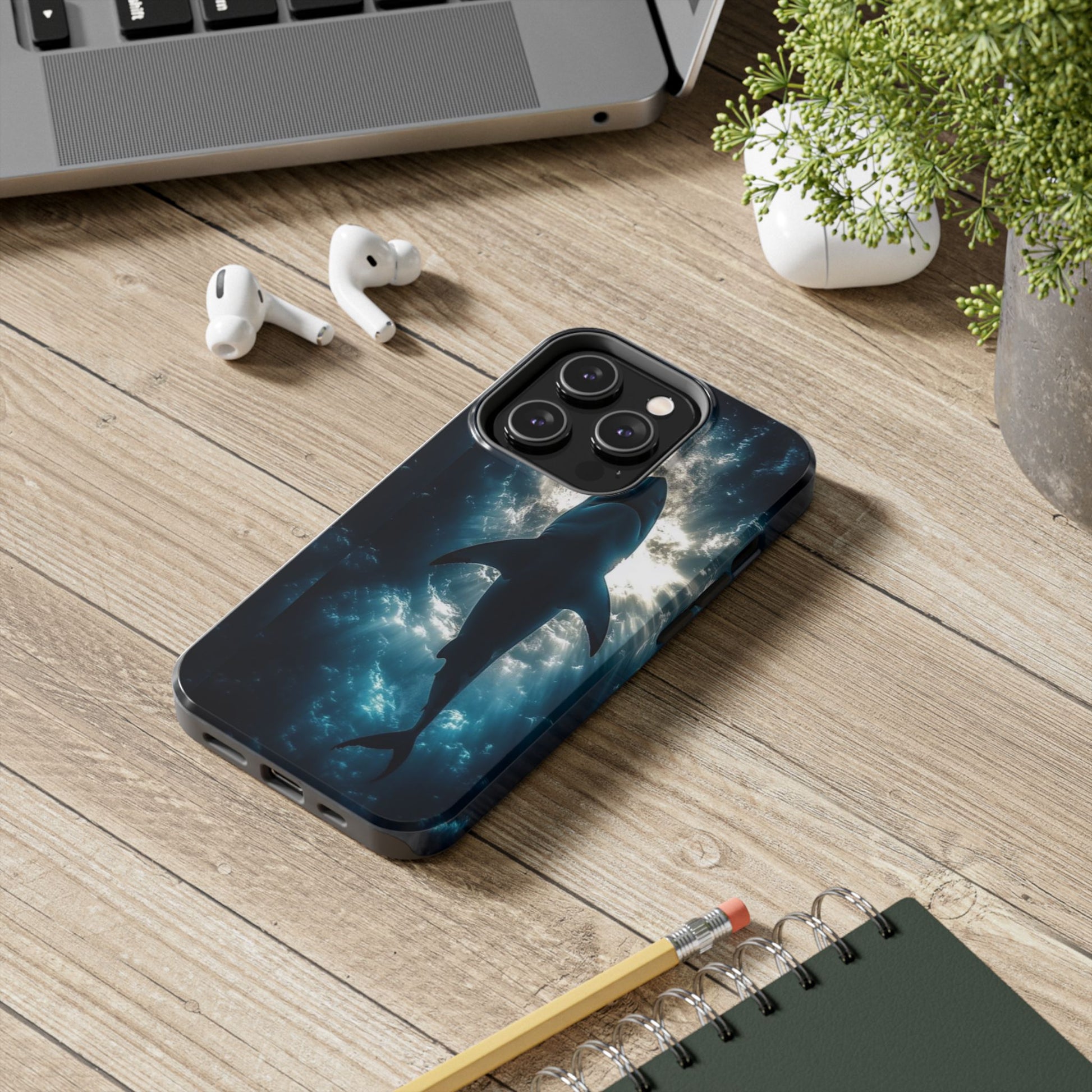 Great White Shark Themed Tough Phone Cases for Iphones & Samsung Phones