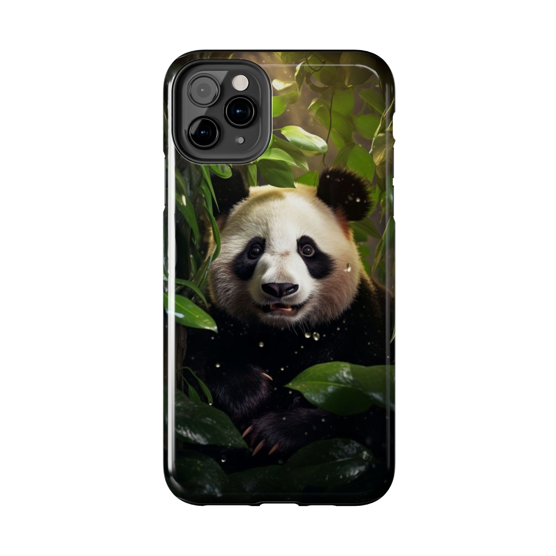 Smiling Panda Theme Phone Cases for iPhones & Samsung Phones