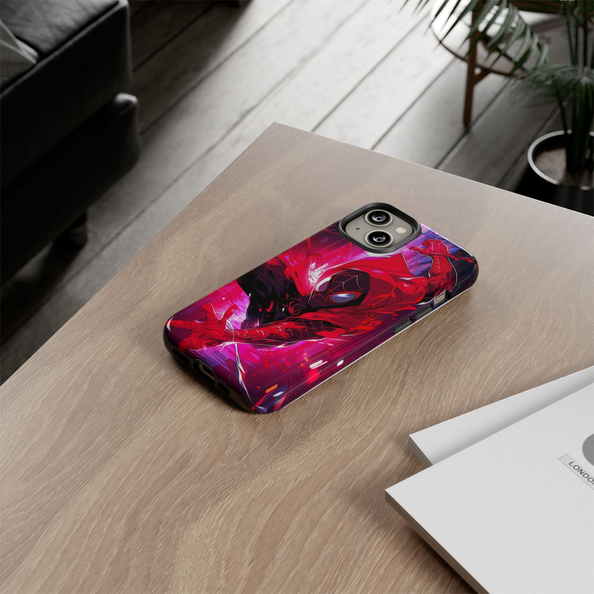 Miles Morales Spiderman Phone Case, Tough Cases for iPhones, Samsung, and Pixel
