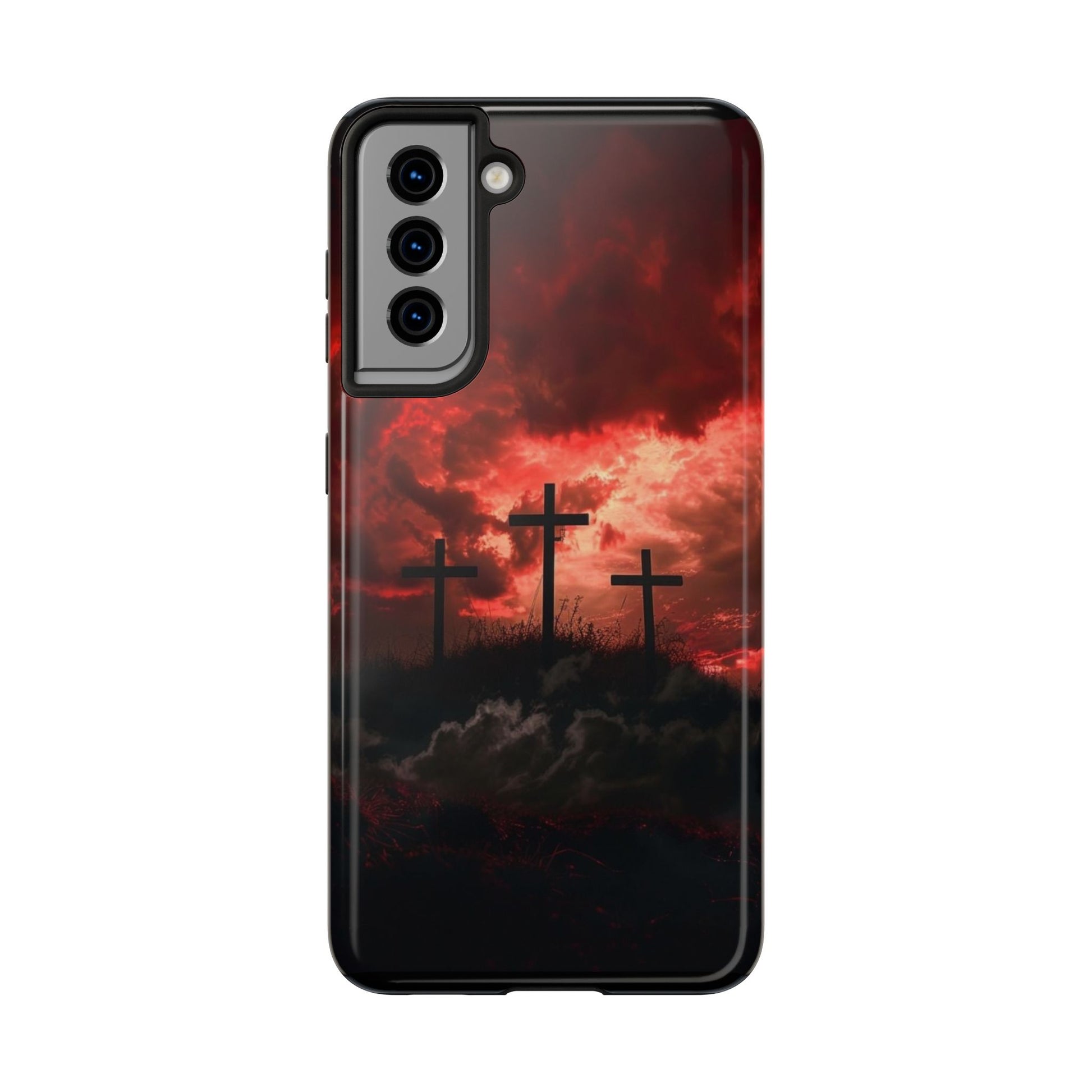 Crosses at Golgotha Christian Cases for iPhones & Samsung Phones