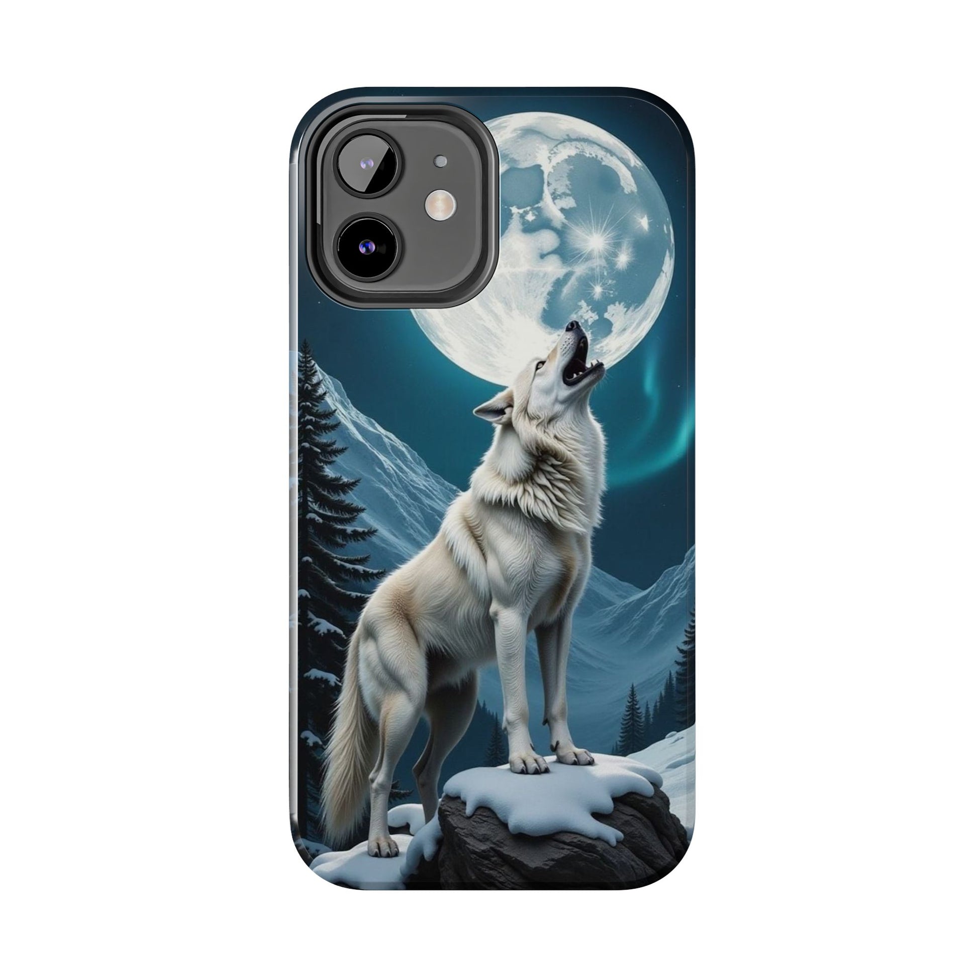 Howling Wolf Theme Phone Cases for iPhones & Samsung Phones