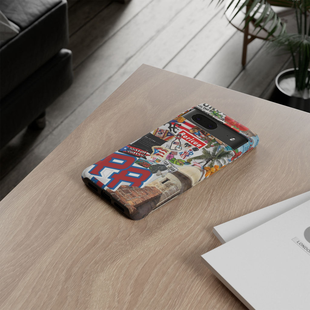 Puerto Rico Boricua Art Tough Cases for iPhones, Samsung, and Pixel