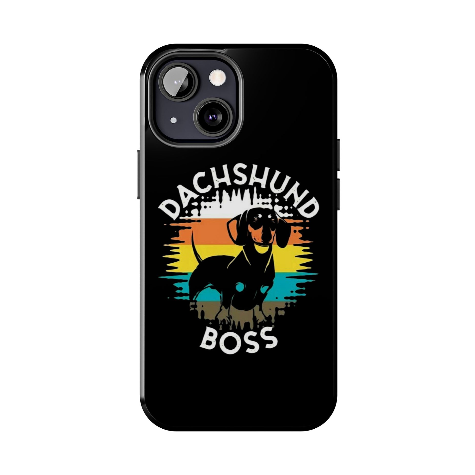 Dachshund Boss Theme Phone Cases for iPhones & Samsung Phones