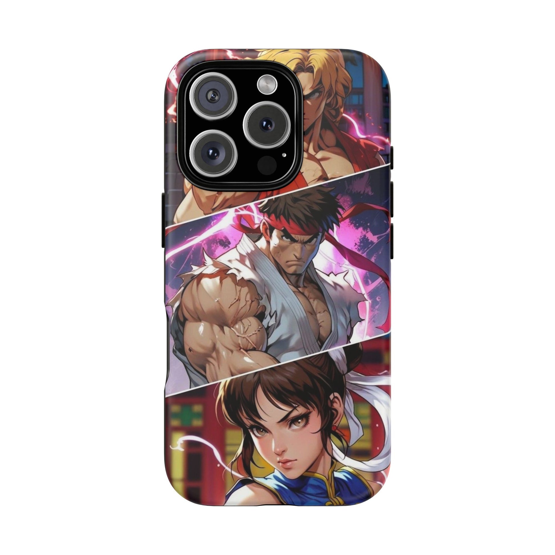Street Fighter Gamer Theme Tough Cases for iPhones, Samsung, and Pixel