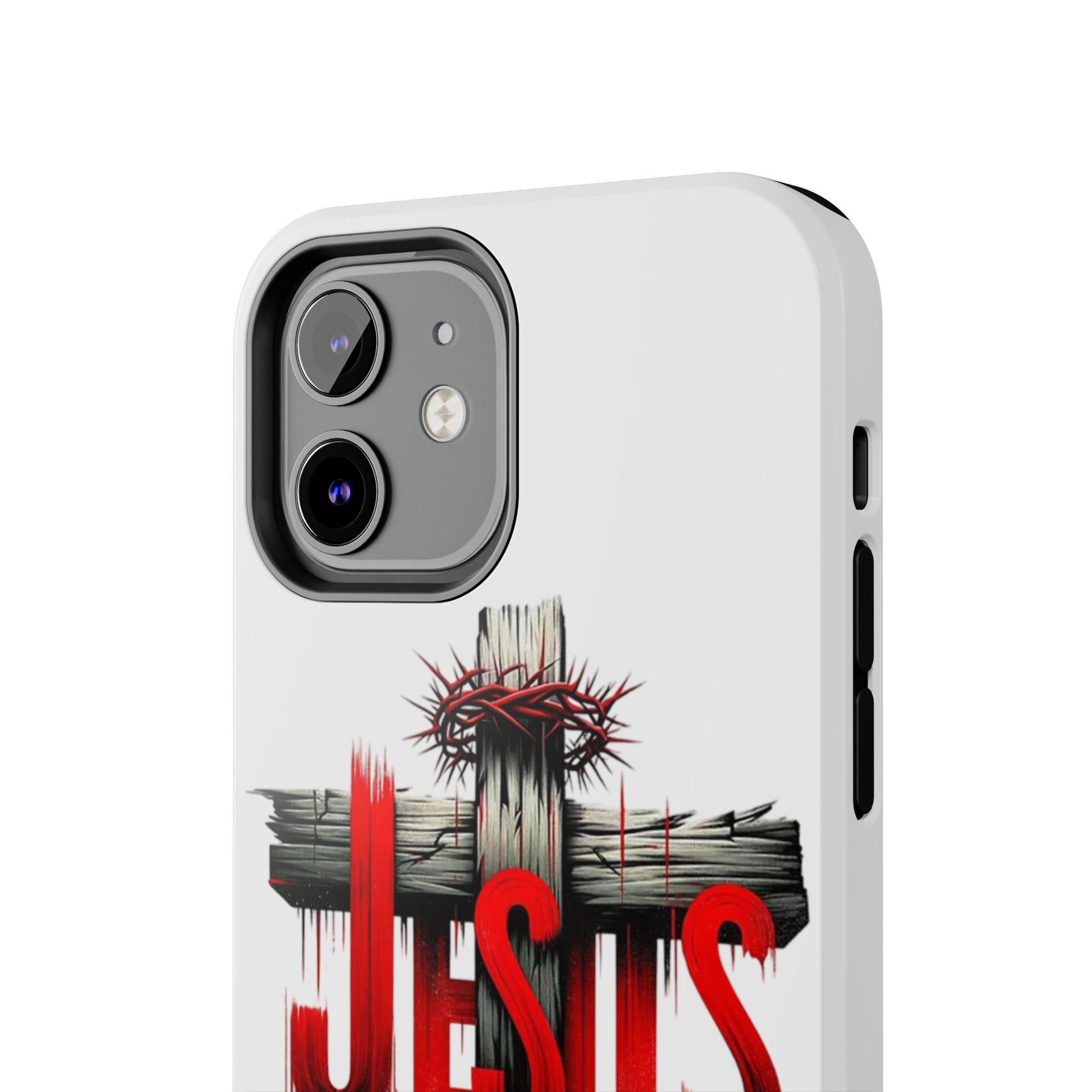 Jesus Cross and Crown Christian Theme Phone Cases for iPhones & Samsung Phones