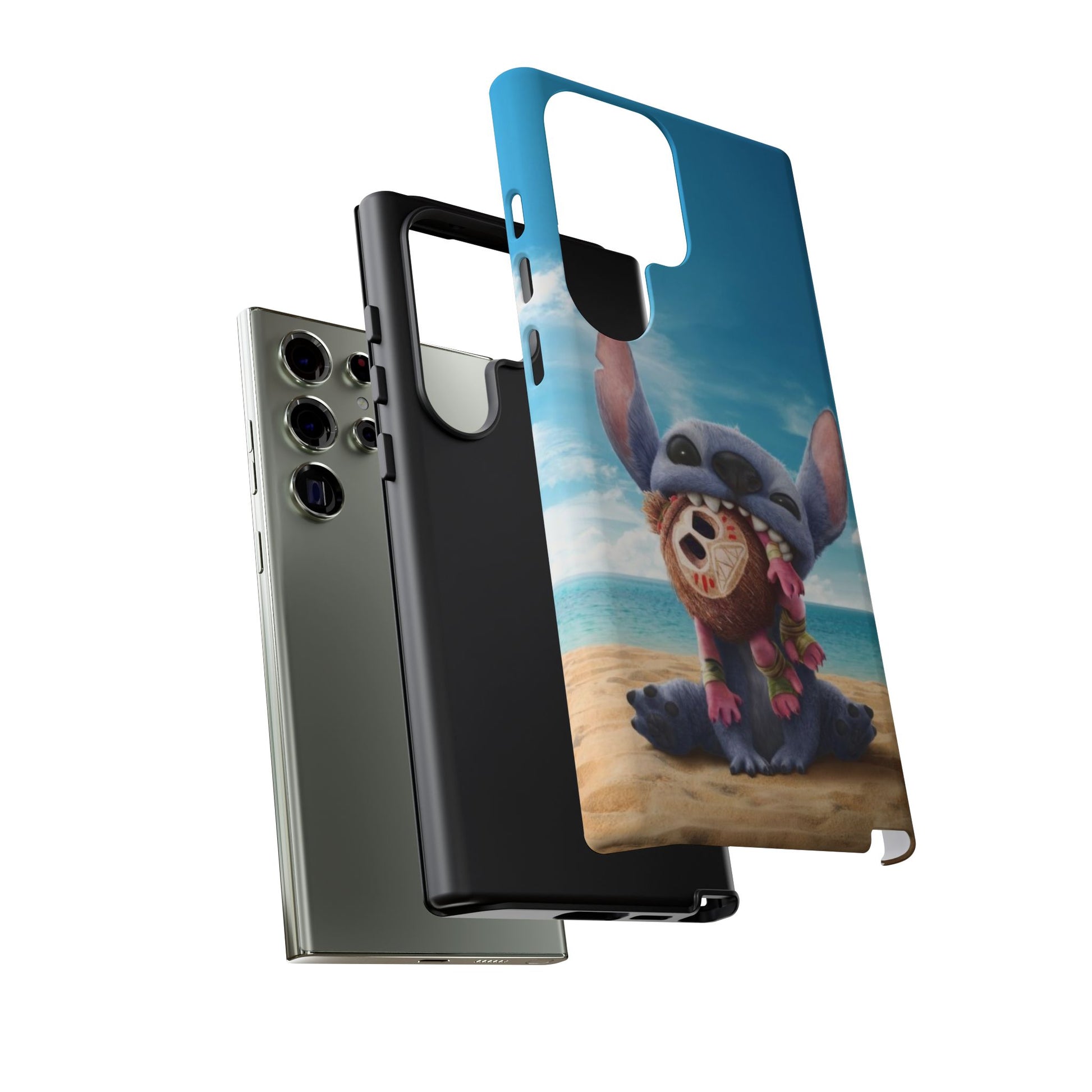 Stitch Beach Sunset Landscape Phone Case for iPhone, Samsung Galaxy, & Pixel Phones