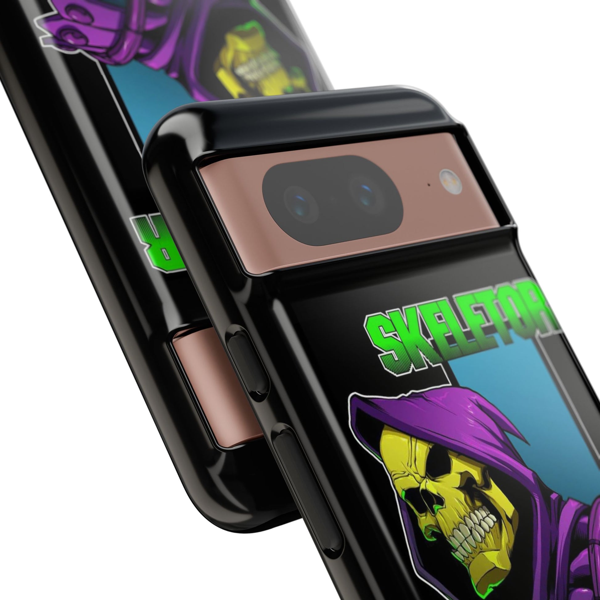 Skeletor Tough Cases for iPhones, Samsung, and Pixel