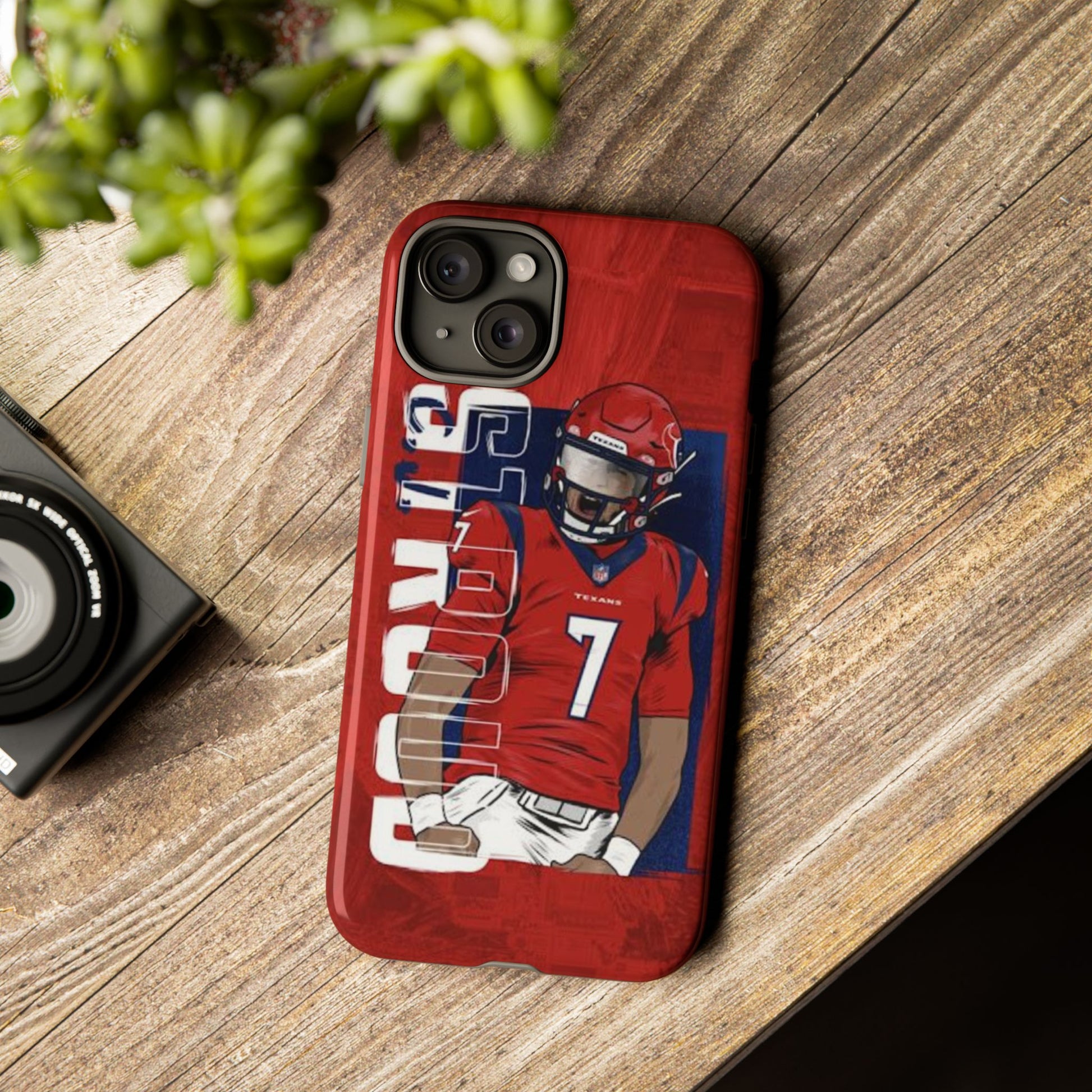 Houston Texans Football CJ Stroud Tough Cases for iPhones, Samsung, and Pixel