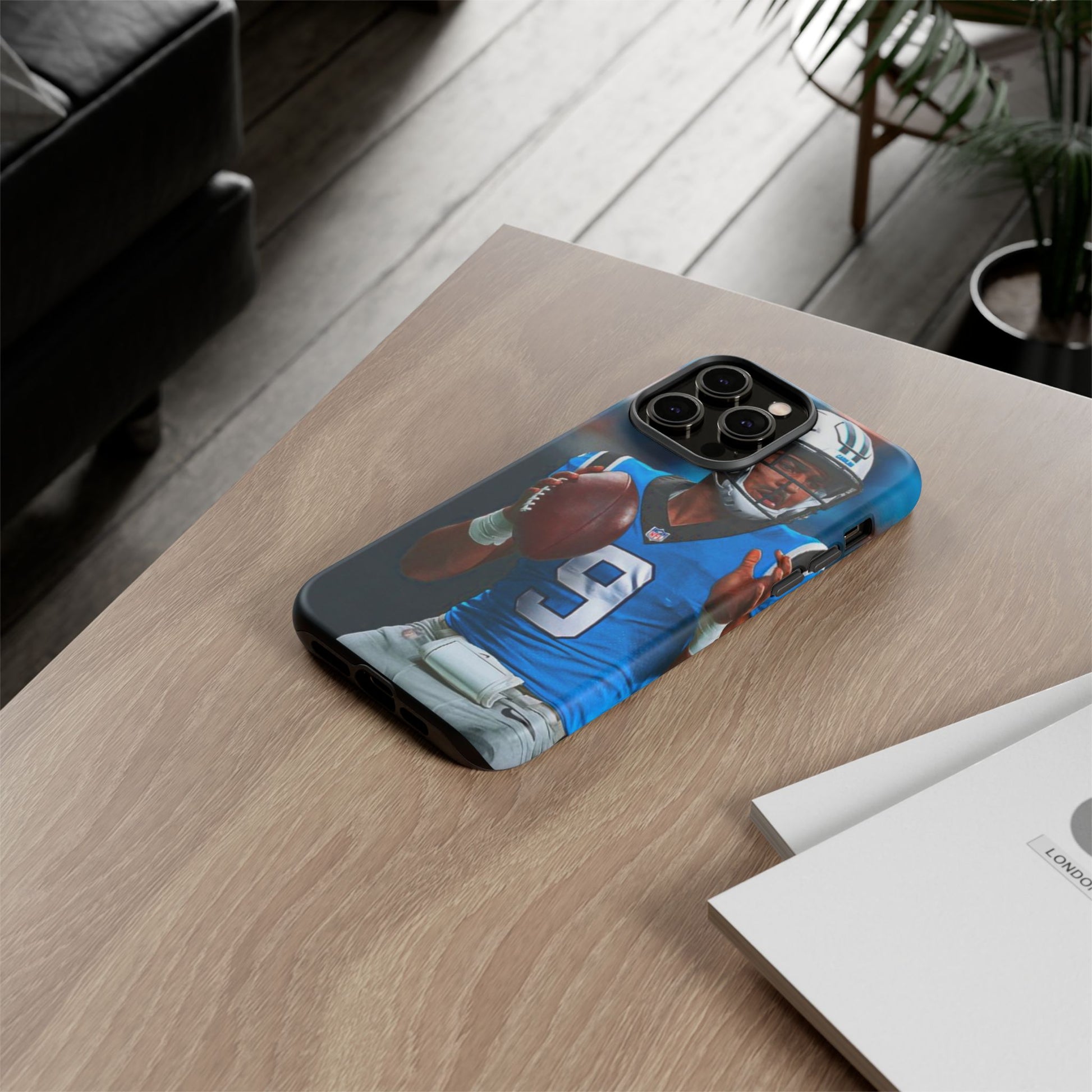 Carolina Panthers Bryce Young Football Tough Cases for iPhones, Samsung, and Pixel