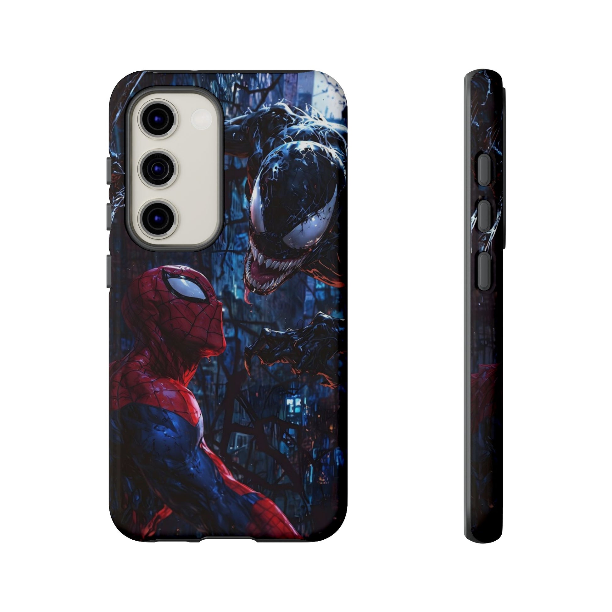 Venom x Spiderman Phone Case, Tough Cases for iPhones, Samsung, and Pixel