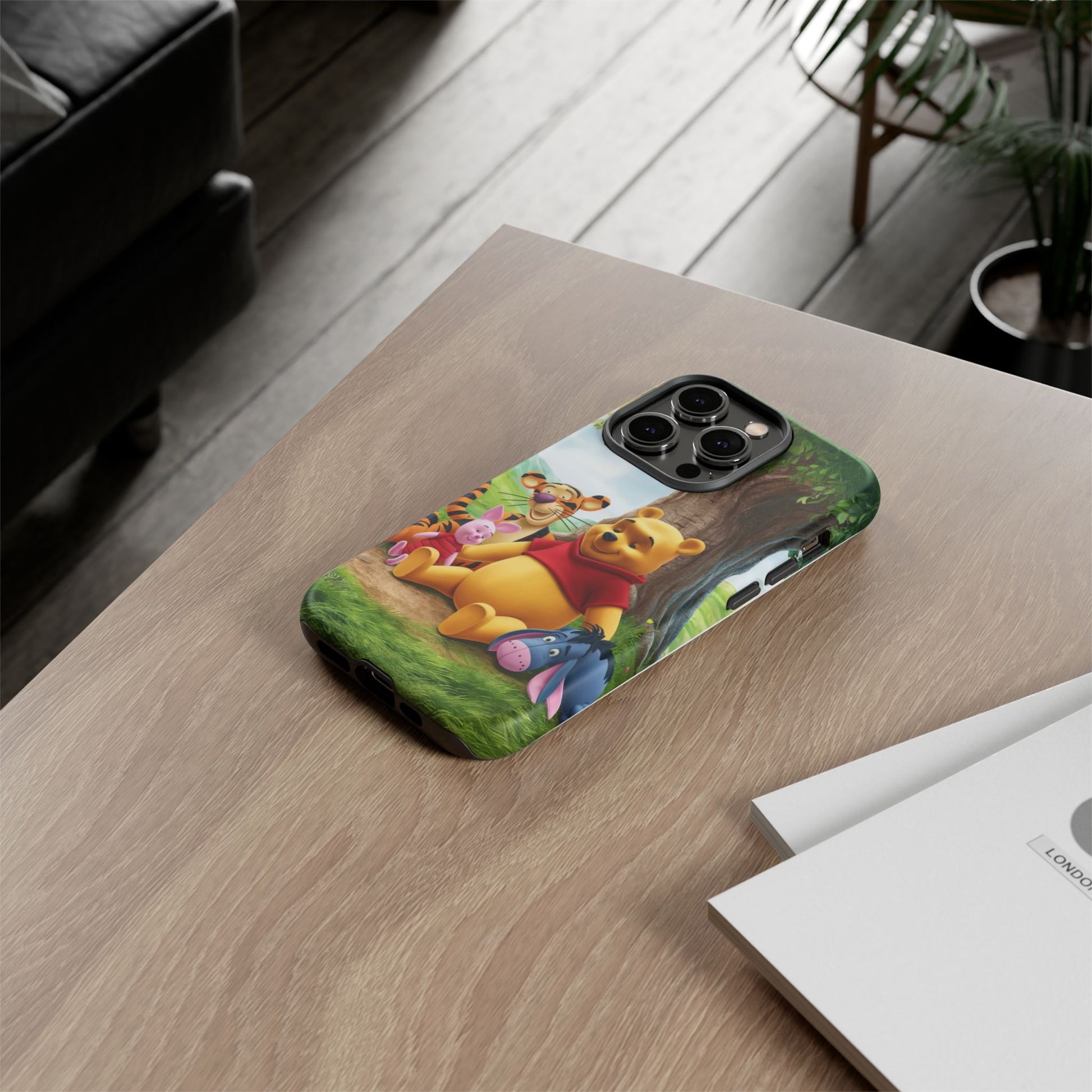 Cute Pooh Bear Phone Case, Tough Cases, Disney Phone for iPhones, Samsung, and Pixel