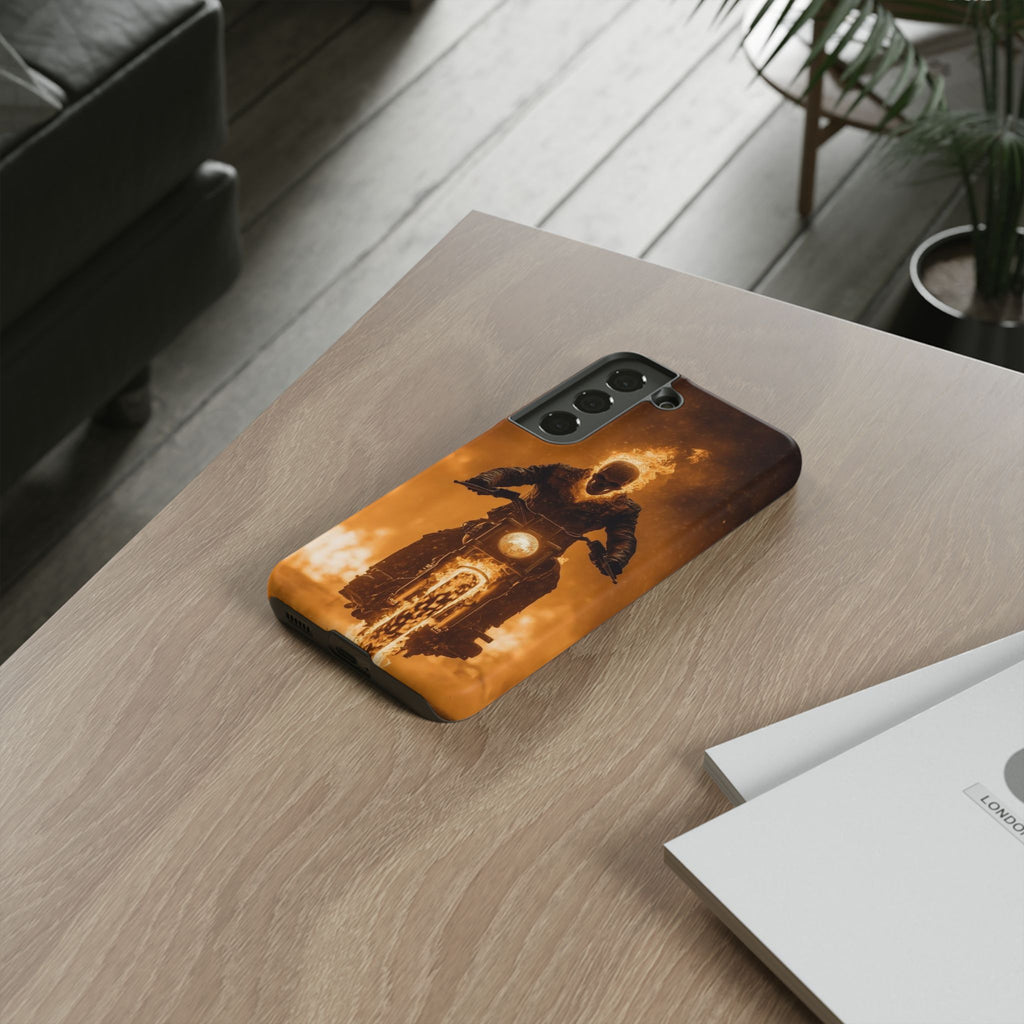 Marvel's Ghostrider Tough Cases for iPhones, Samsung, and Pixel