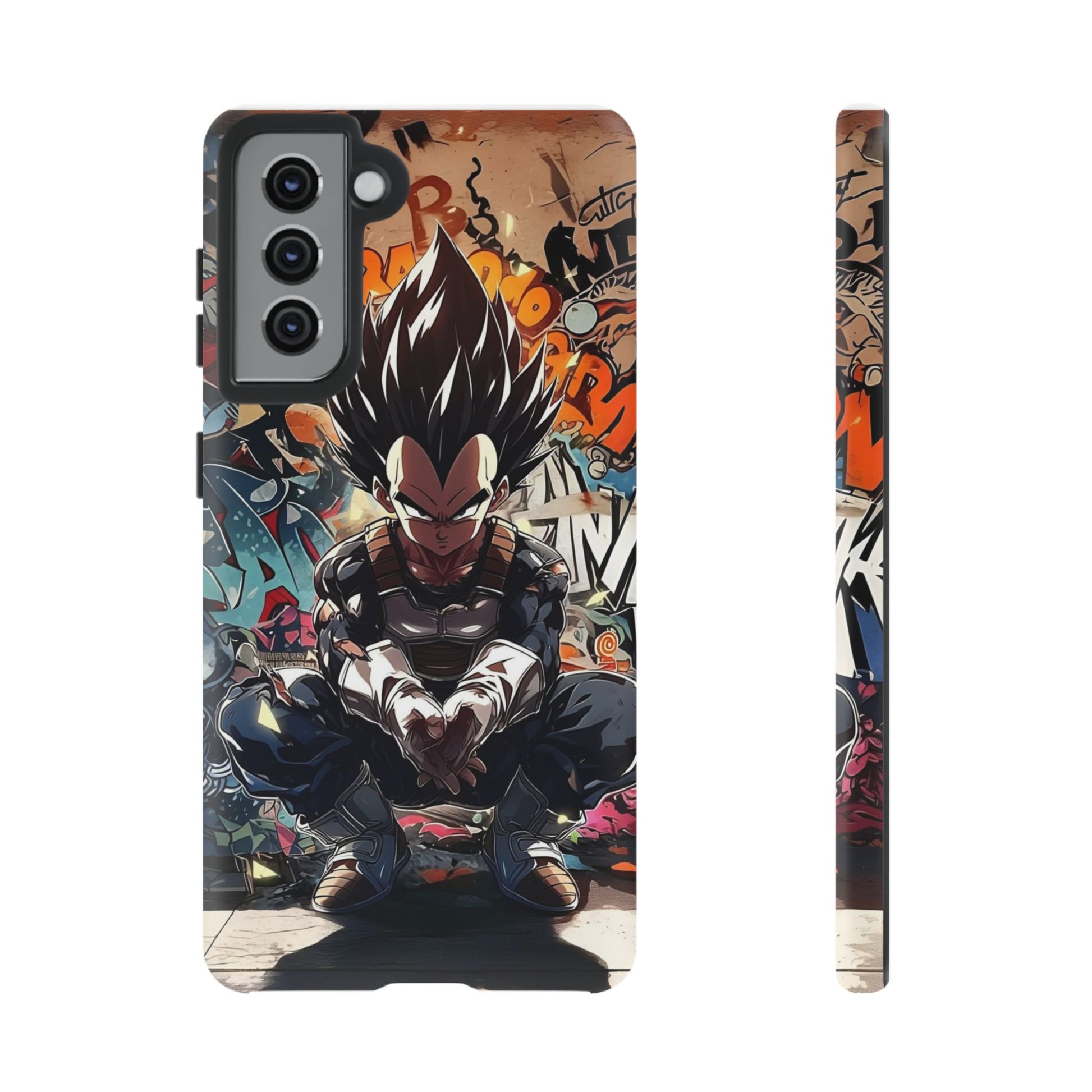 Anime Vegeta Dragon ball Z Tough Cases for iPhones, Samsung, and Pixel