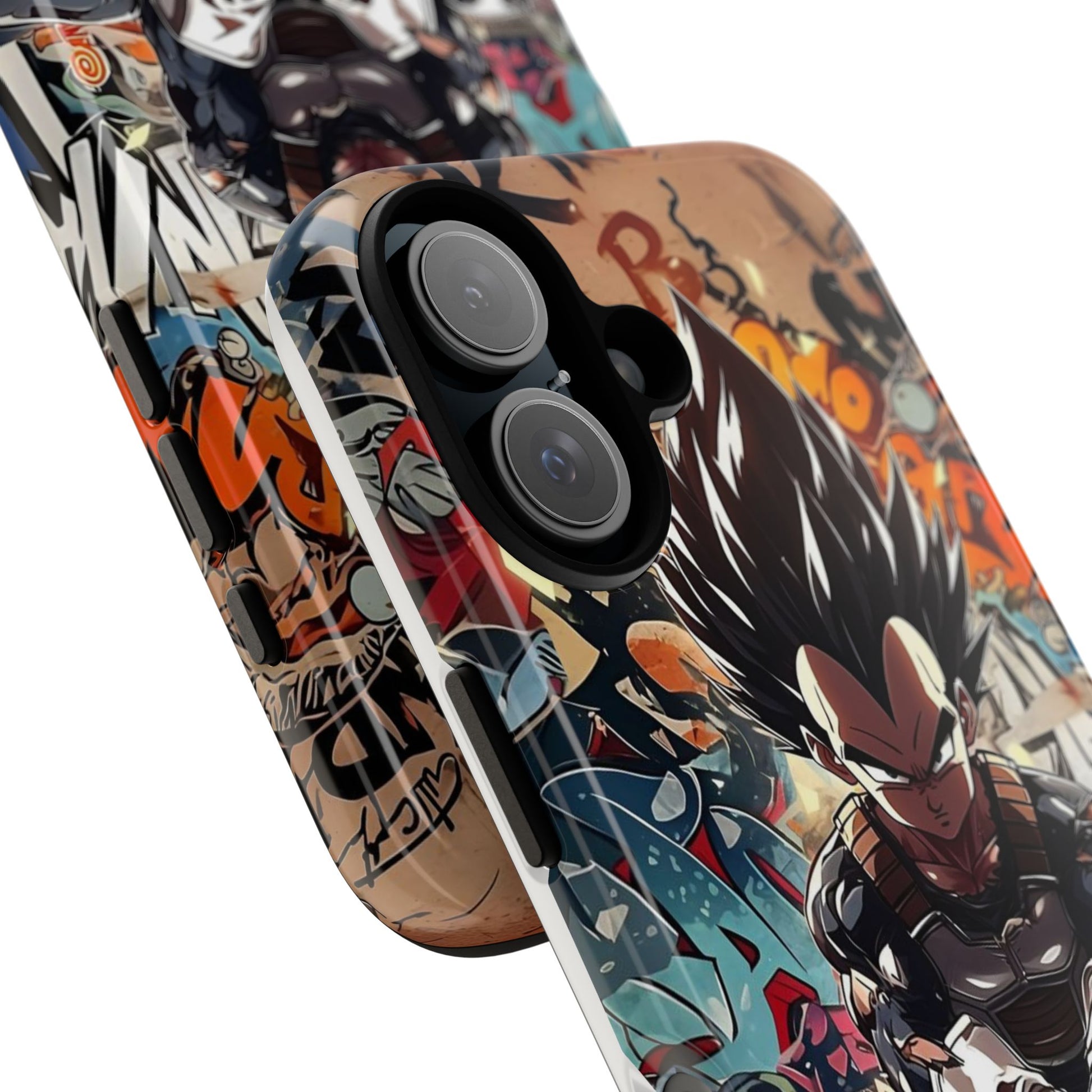 Anime Vegeta Dragon ball Z Tough Cases for iPhones, Samsung, and Pixel