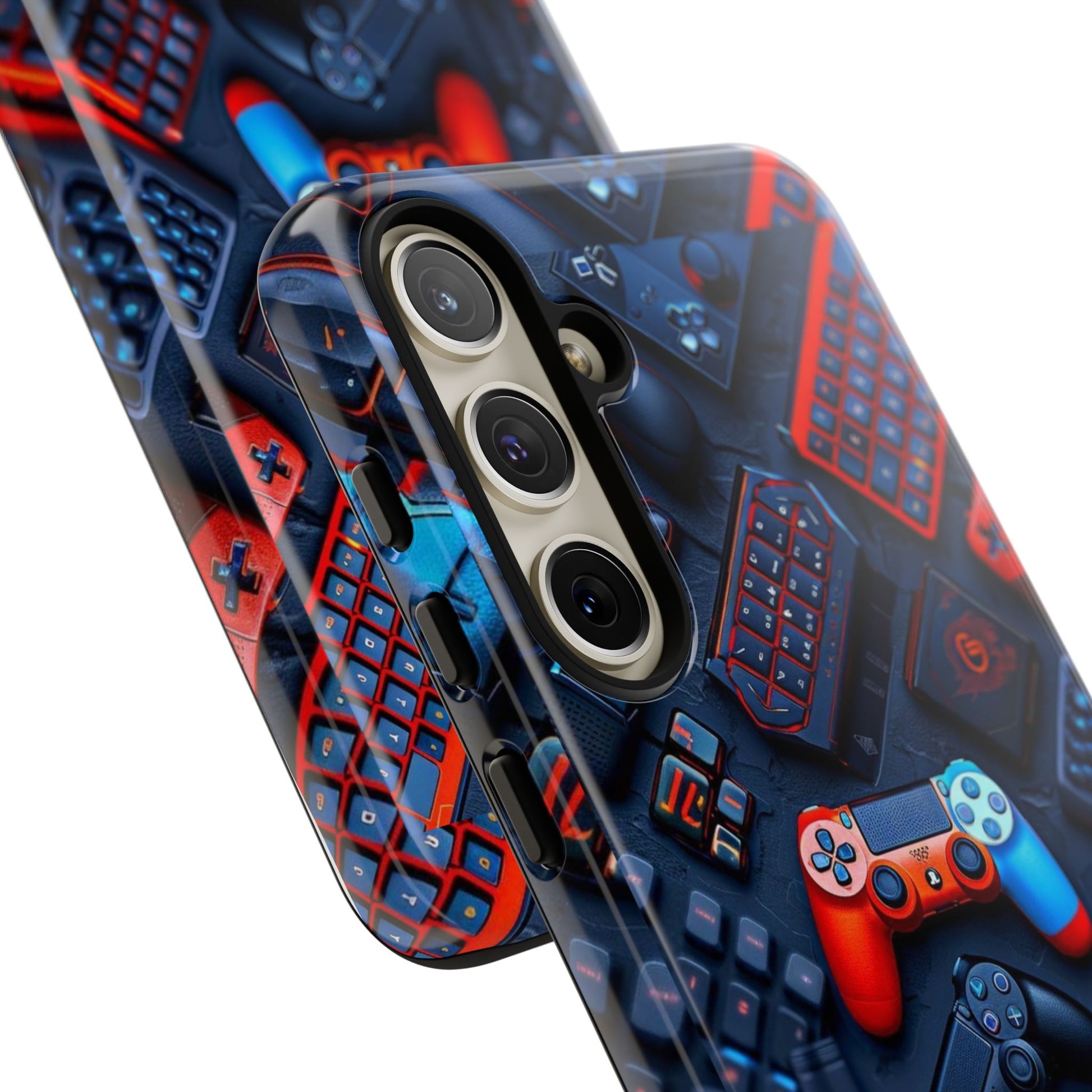 Gamer Themed Controllers Tough Cases for iPhones, Samsung, and Pixel